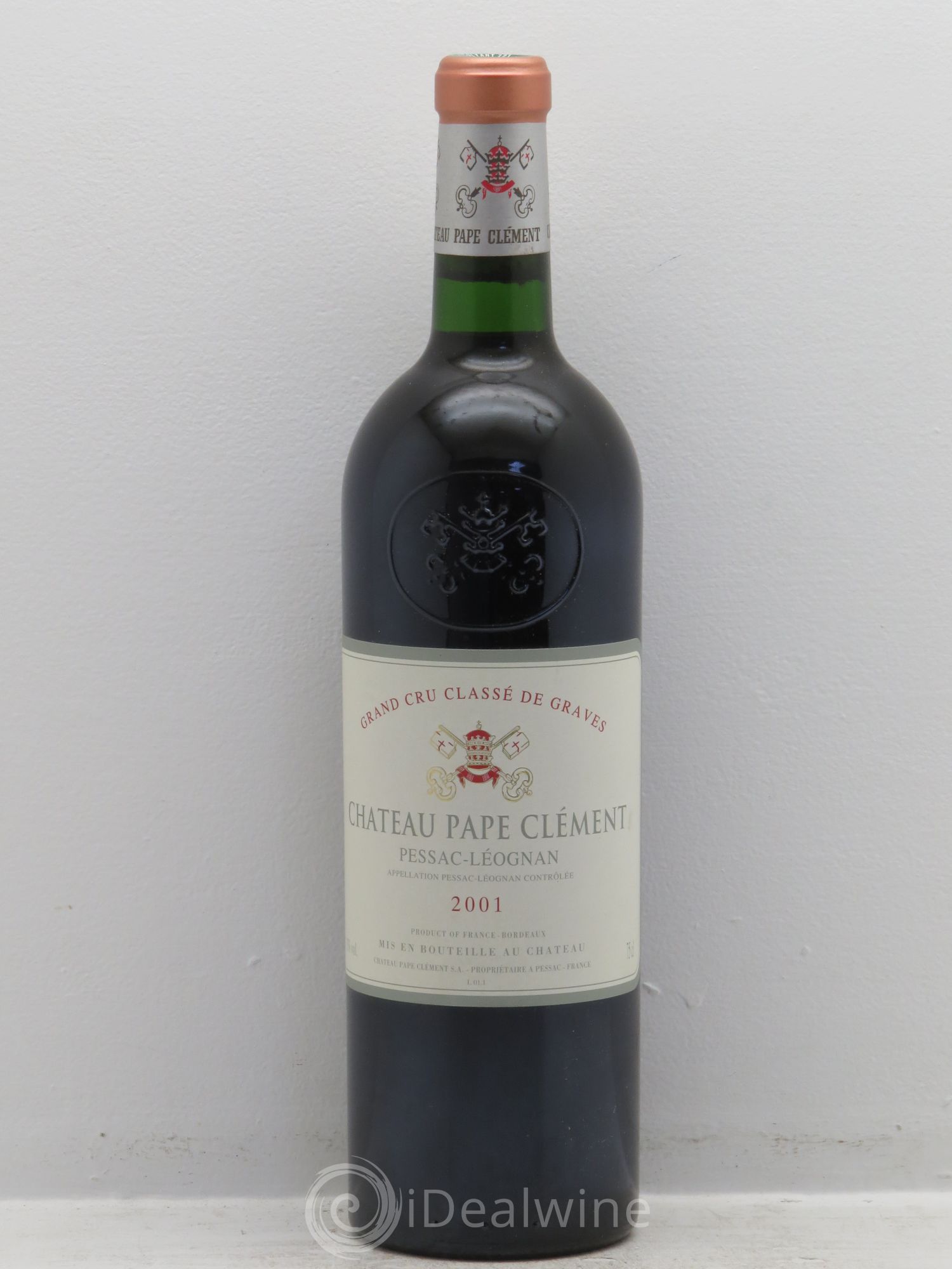 Château Pape Clément Cru Classé de Graves 2001 - Lot de 1 bouteille - 0