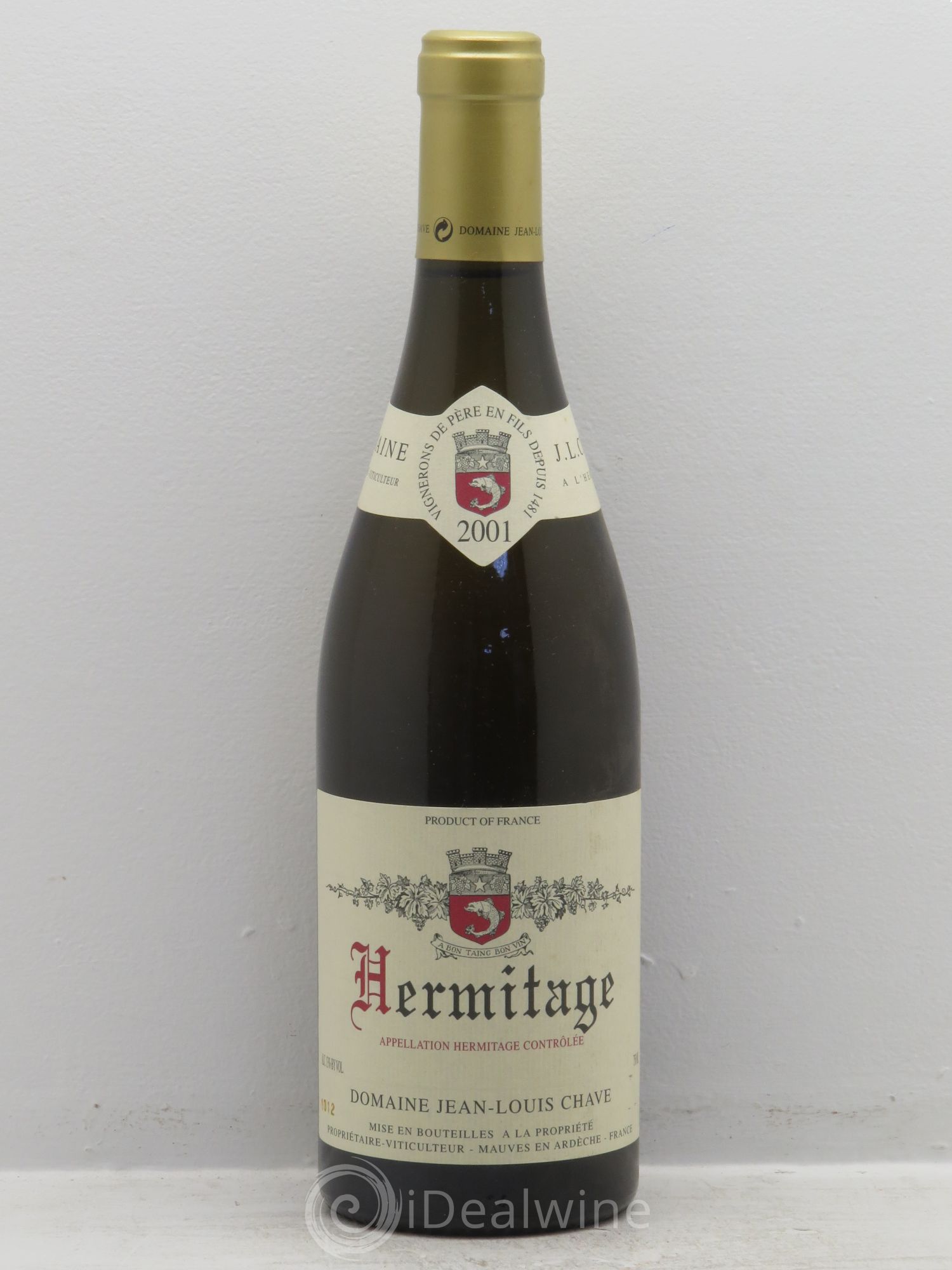 Hermitage Jean-Louis Chave 2001 - Lot de 1 bouteille - 0