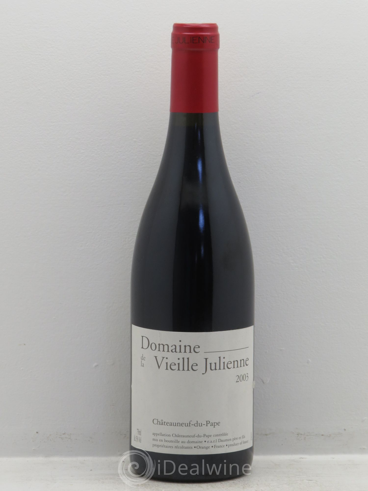 Châteauneuf-du-Pape Vieille Julienne (Domaine de la) Jean-Paul Daumen 2003 - Lot de 1 bouteille - 0