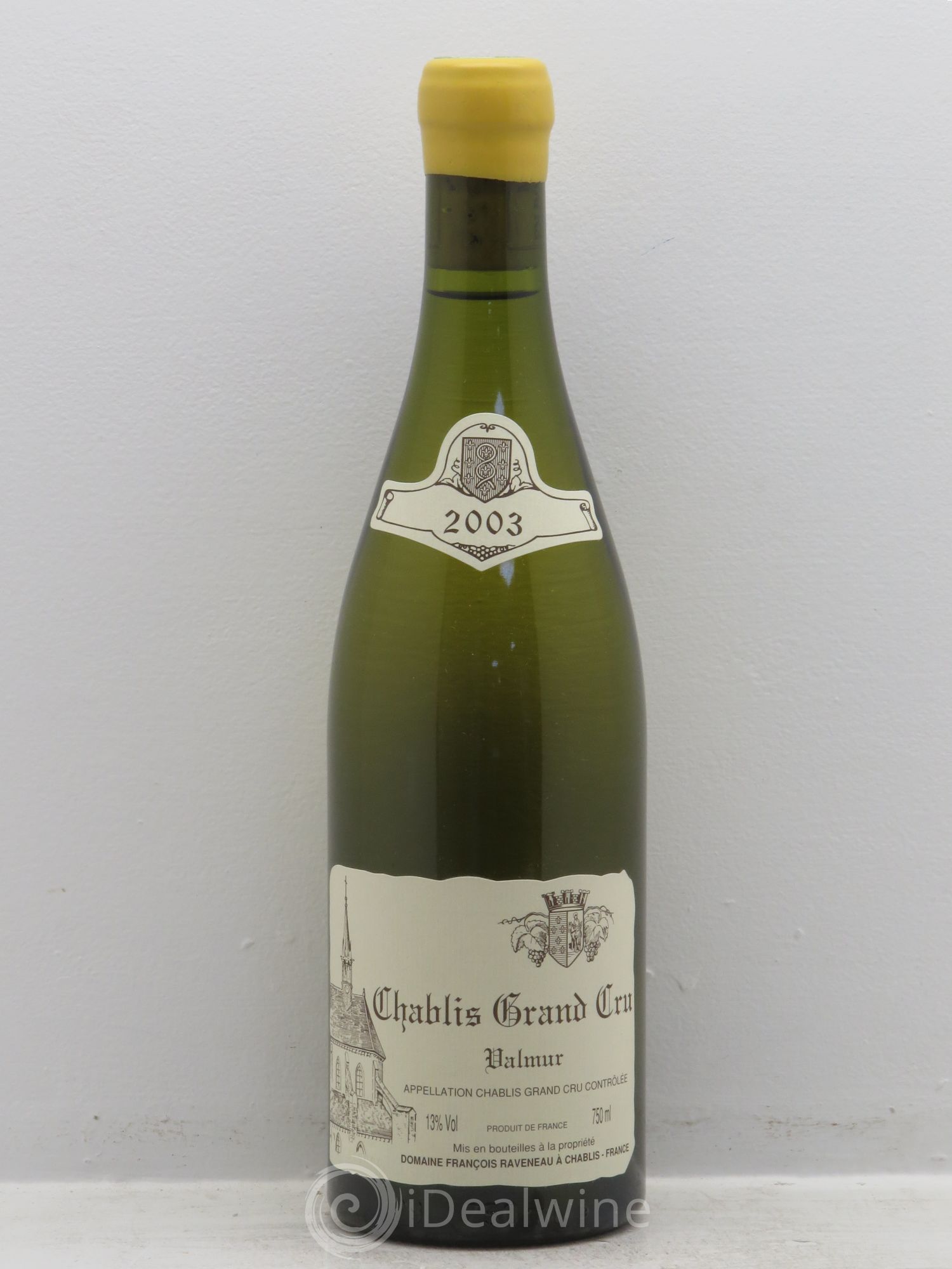 Chablis Grand Cru Valmur Raveneau (Domaine) 2003 - Lot de 1 bouteille - 0