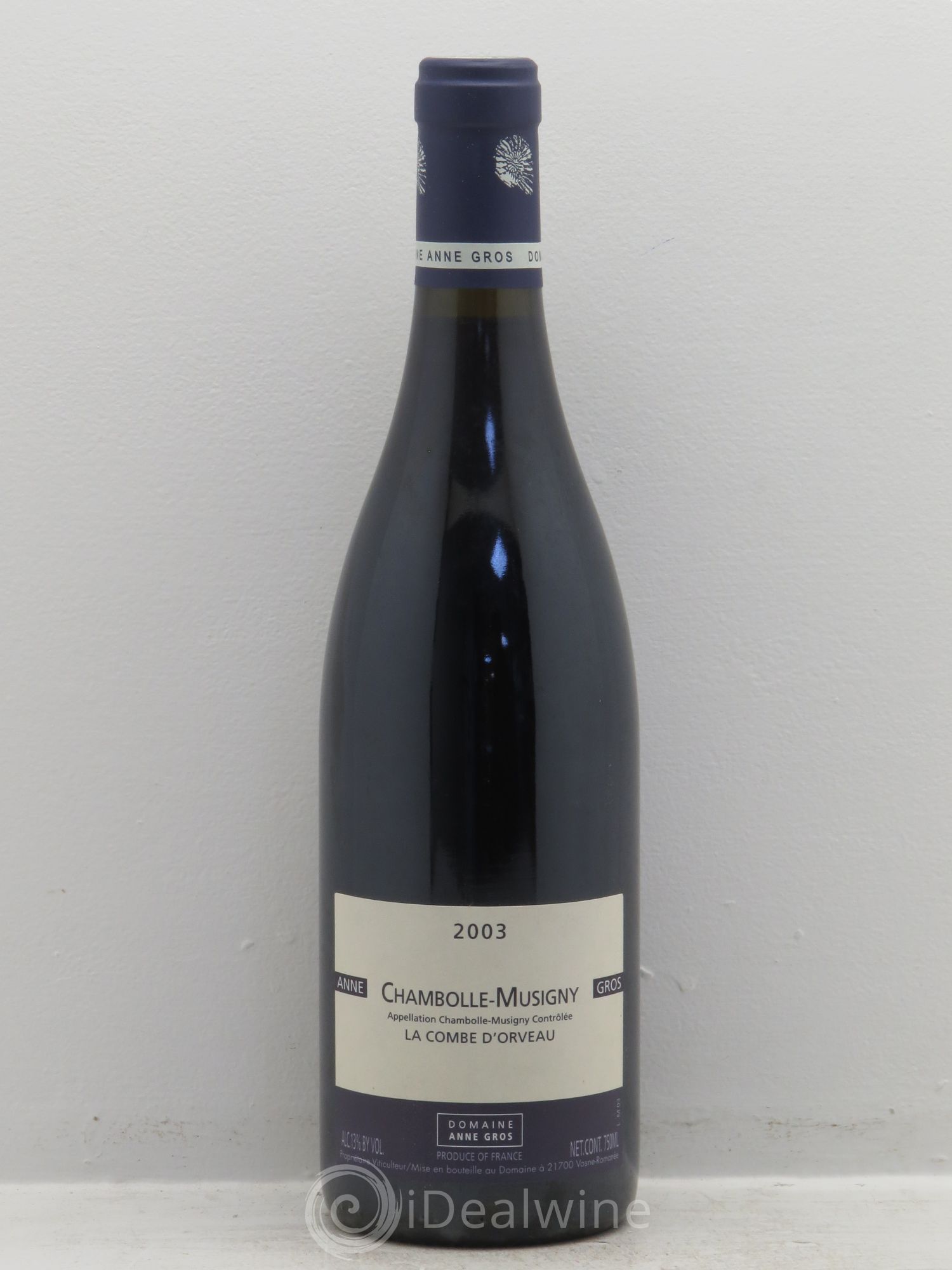 Chambolle-Musigny La Combe d'Orveau Anne Gros 2003 - Lot de 1 bouteille - 0