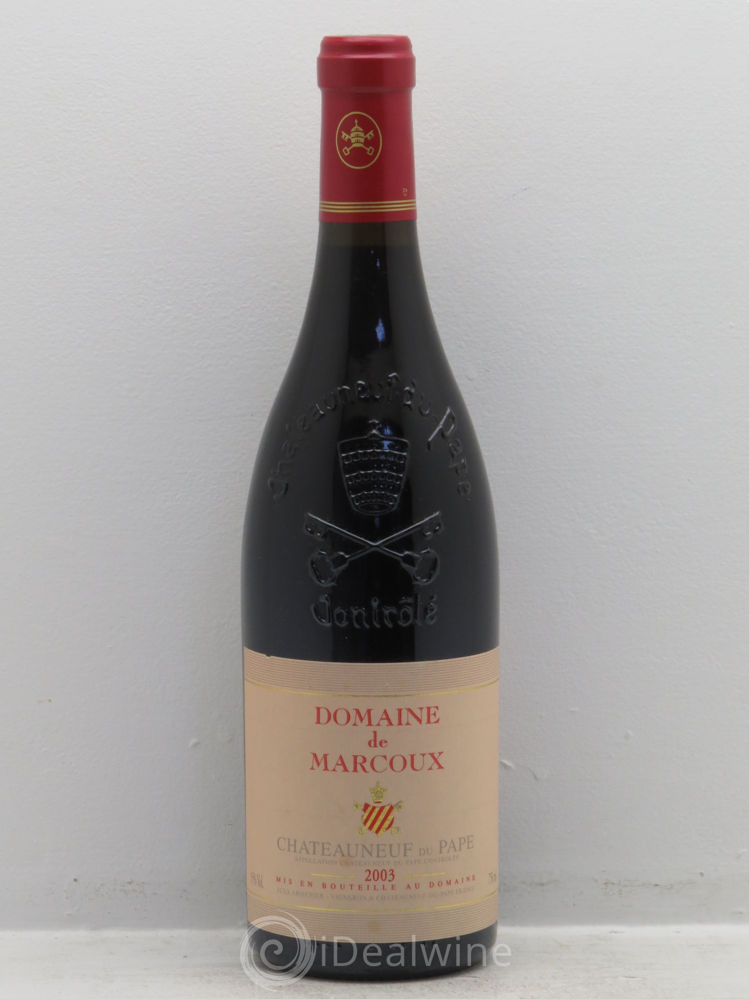 Châteauneuf-du-Pape Marcoux (Domaine de) 2003 - Lot de 1 bouteille - 0