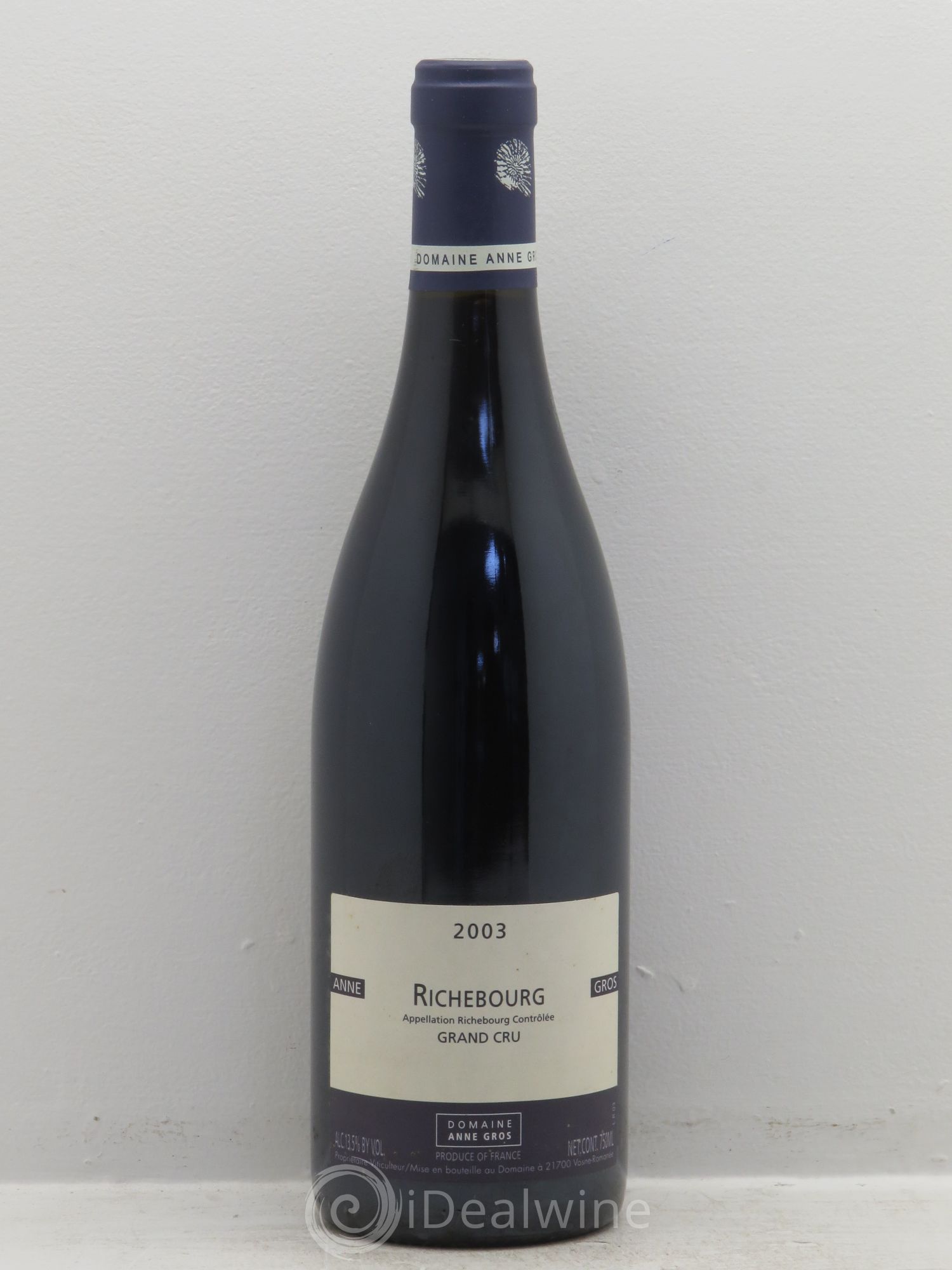 Richebourg Grand Cru Anne Gros 2003 - Posten von 1 Flasche - 0