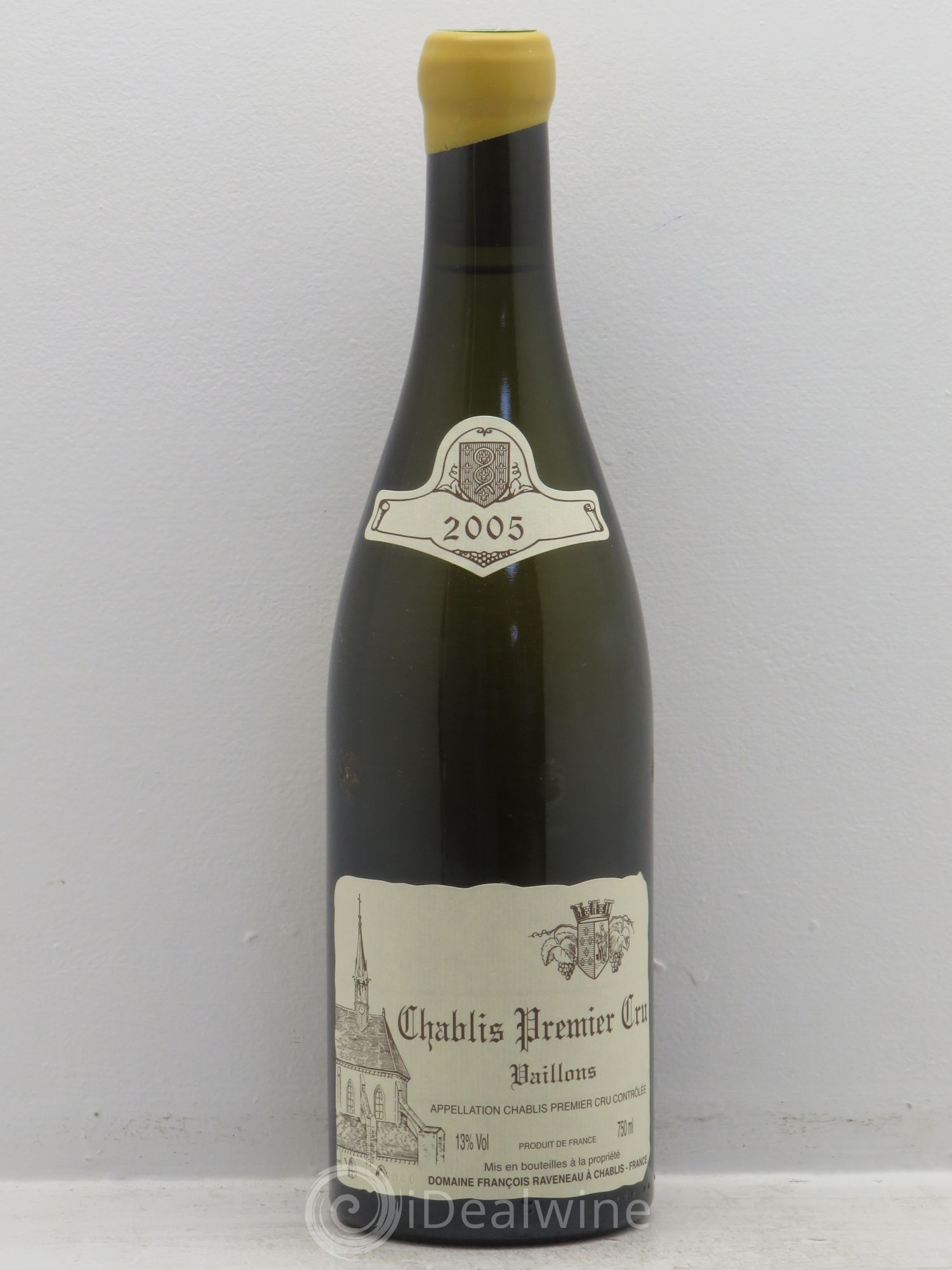 Chablis 1er Cru Vaillons Raveneau (Domaine) 2005 - Lot de 1 bouteille - 0
