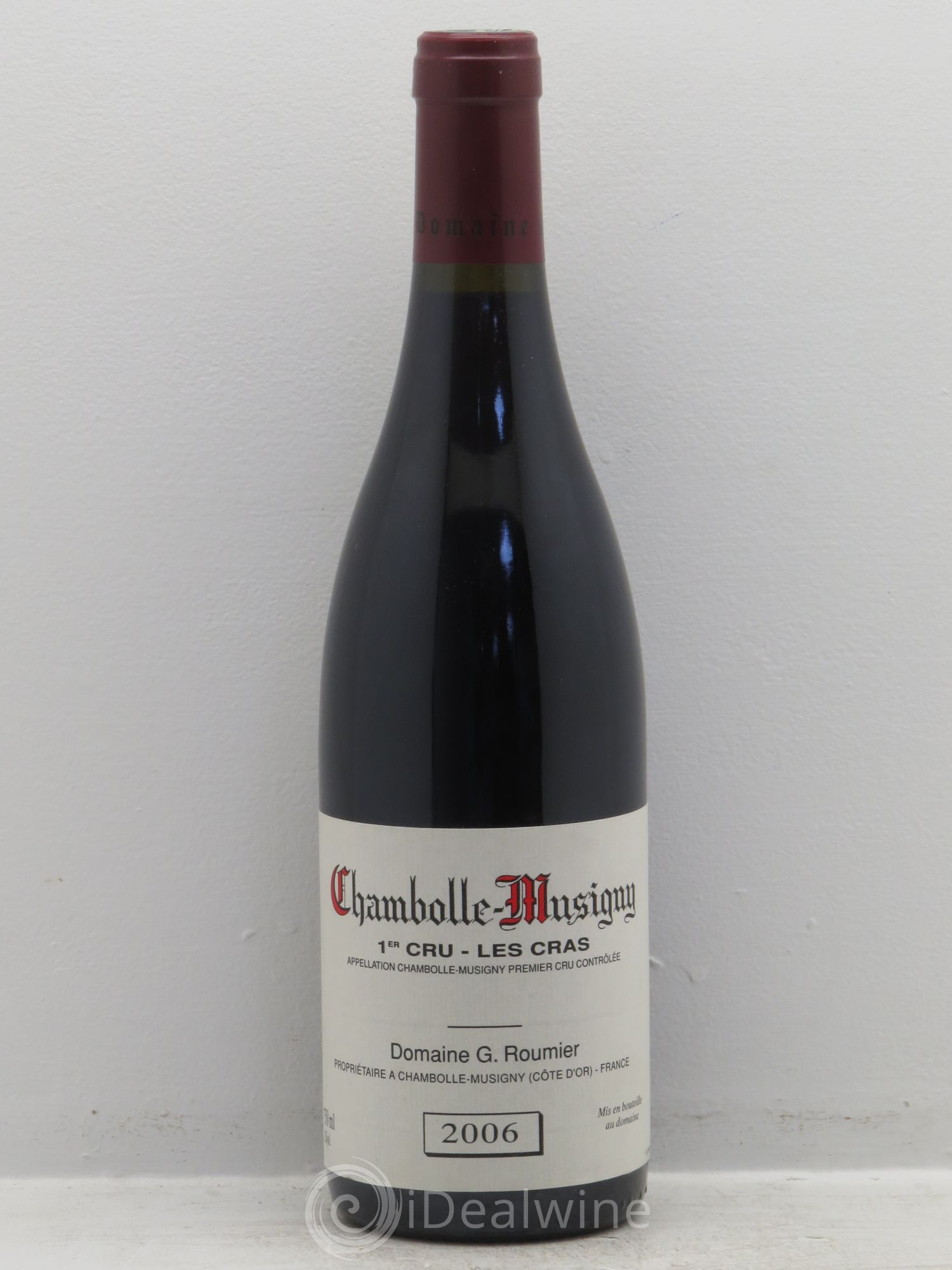 Chambolle-Musigny 1er Cru Les Cras Georges Roumier (Domaine) 2006 - Lot de 1 bouteille - 0