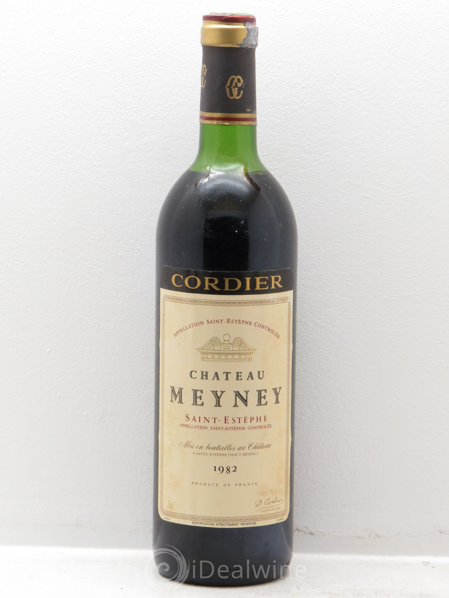 Château Meyney 1982 - Lot de 1 bouteille - 0