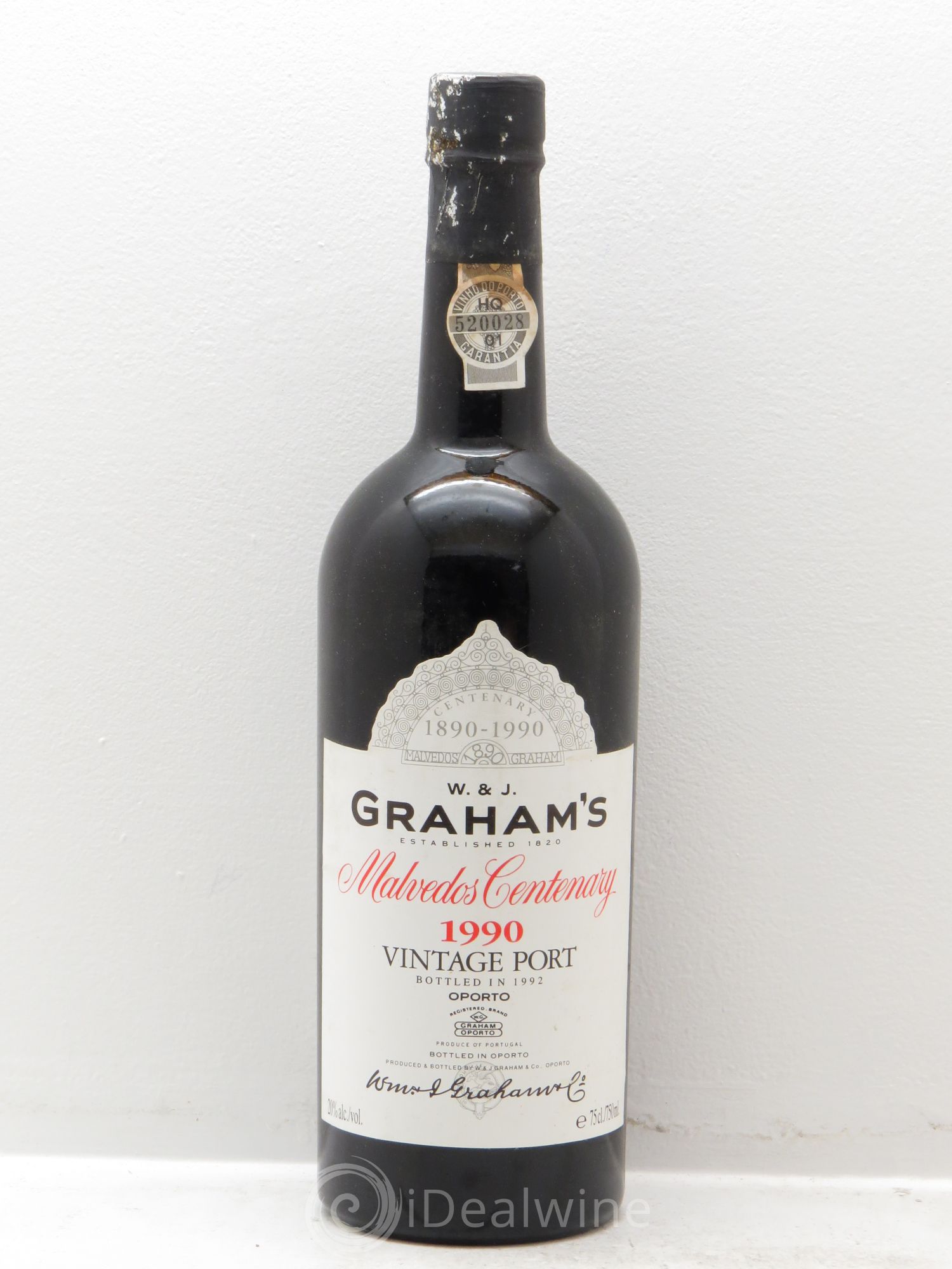 Porto Graham's Malvedos Centenary (96RP) vintage 1990 - Posten von 1 Flasche - 0