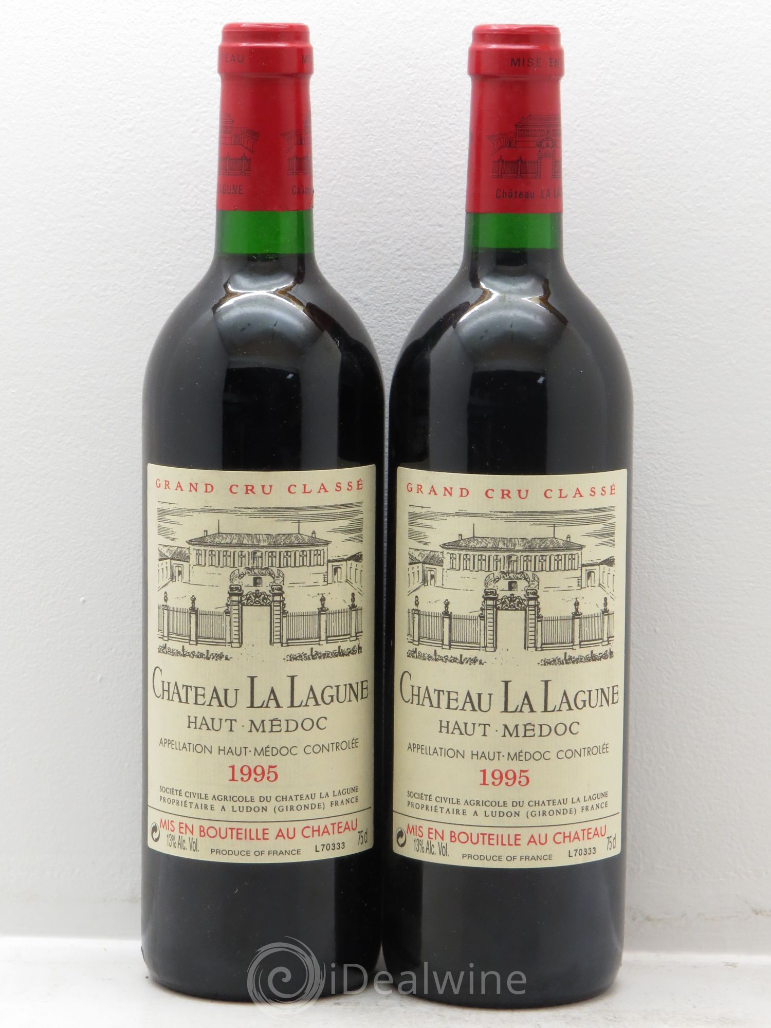 Château la Lagune 3ème Grand Cru Classé 1995 - Lot de 2 bouteilles - 0