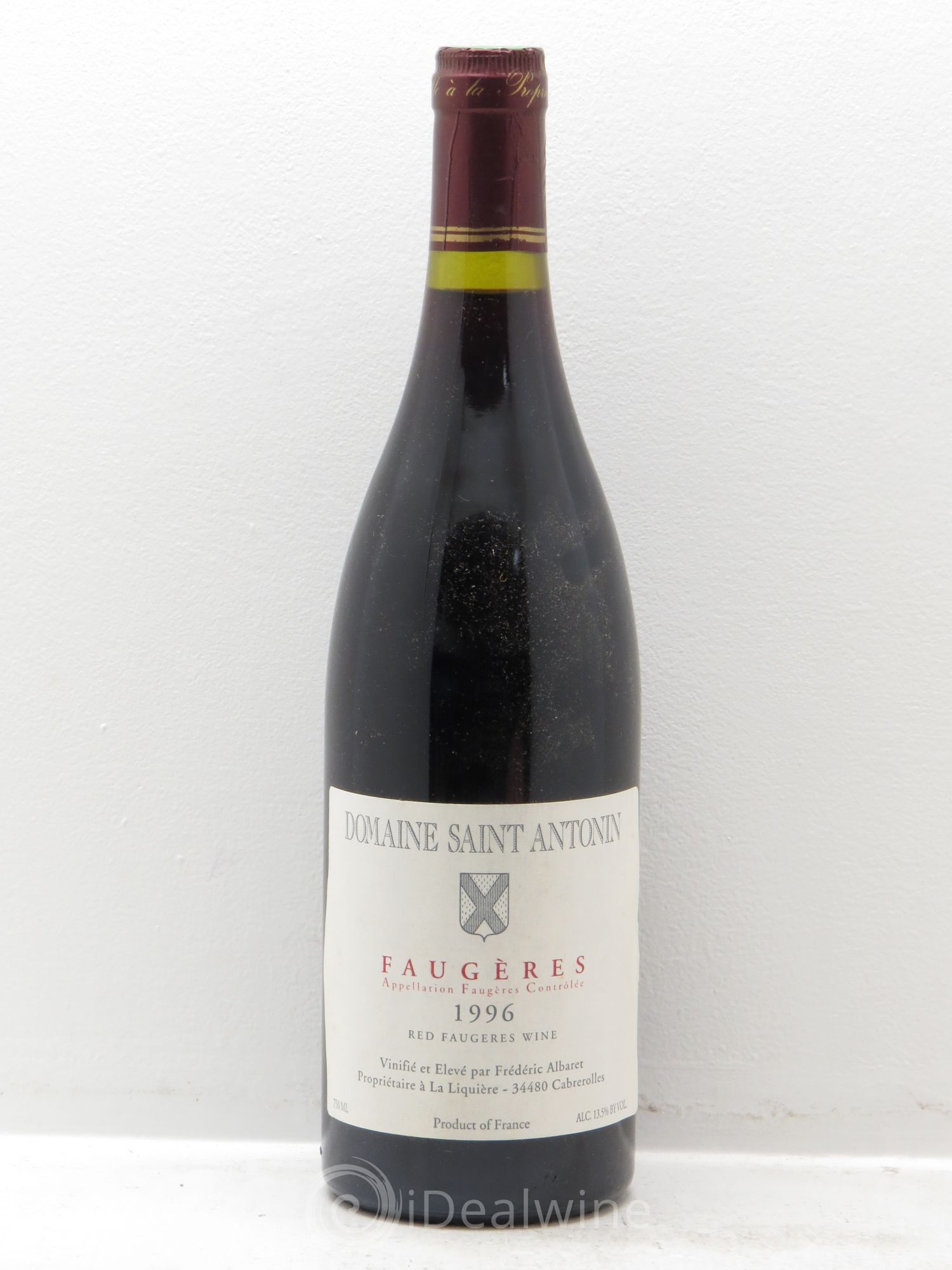 Faugères Domaine Saint Antonin 1996 - Posten von 1 Flasche - 0