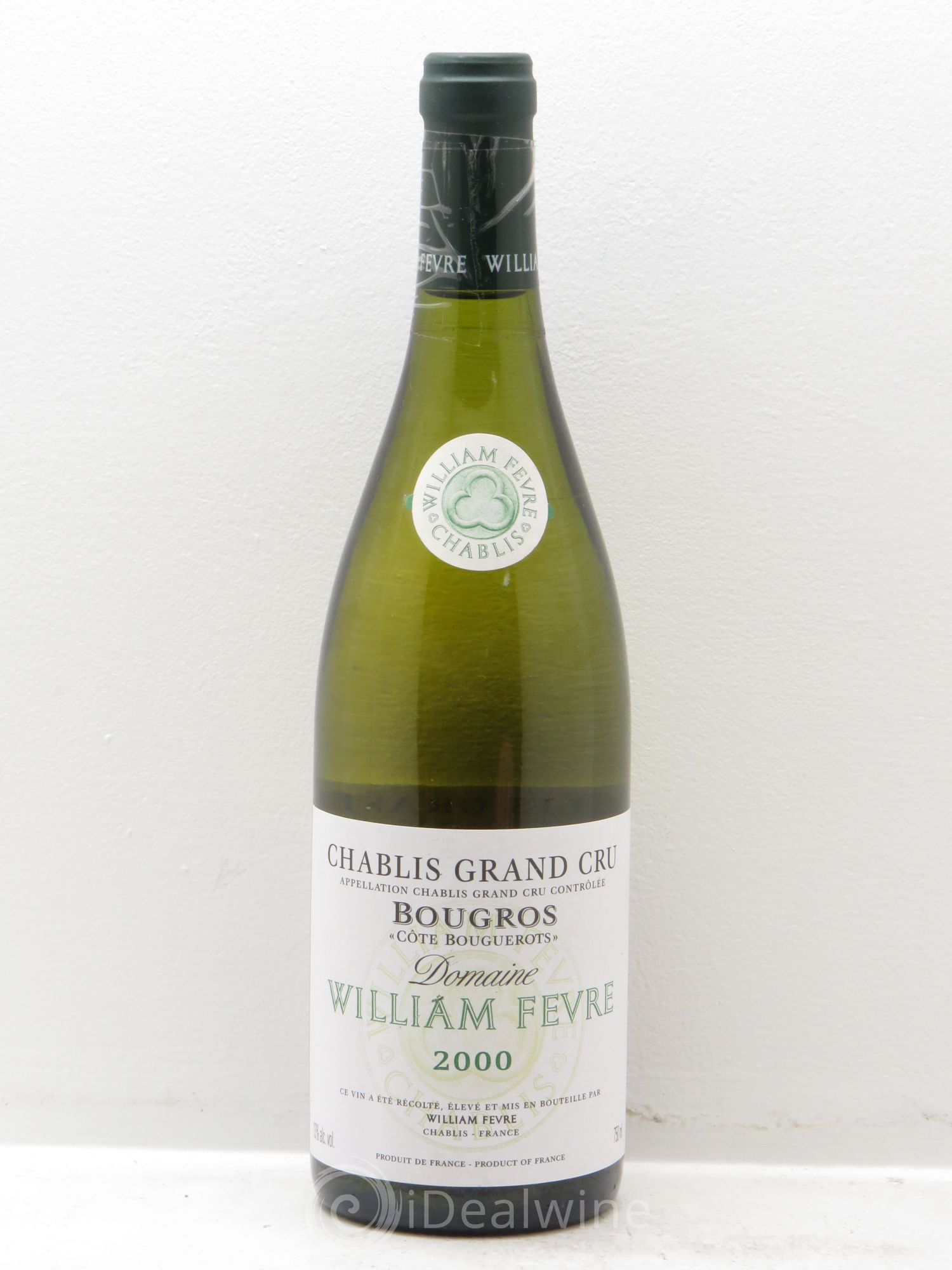 Chablis Grand Cru Bougros Côte Bouguerots William Fèvre 2000 - Lot de 1 bouteille - 0