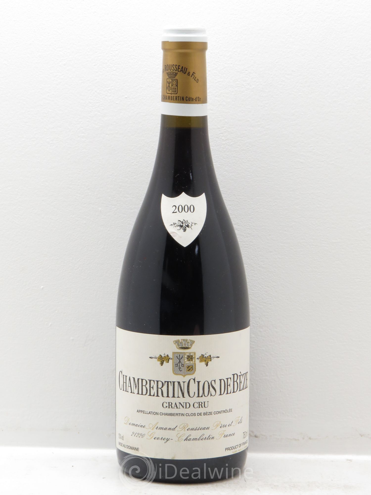 Chambertin Clos de Bèze Grand Cru Armand Rousseau (Domaine) 2000 - Lot de 1 bouteille - 0