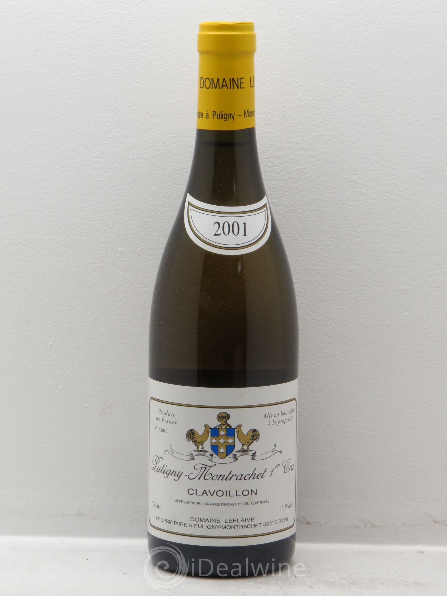 Puligny-Montrachet 1er Cru Clavoillon Leflaive (Domaine) 2001 - Lot de 1 bouteille - 0
