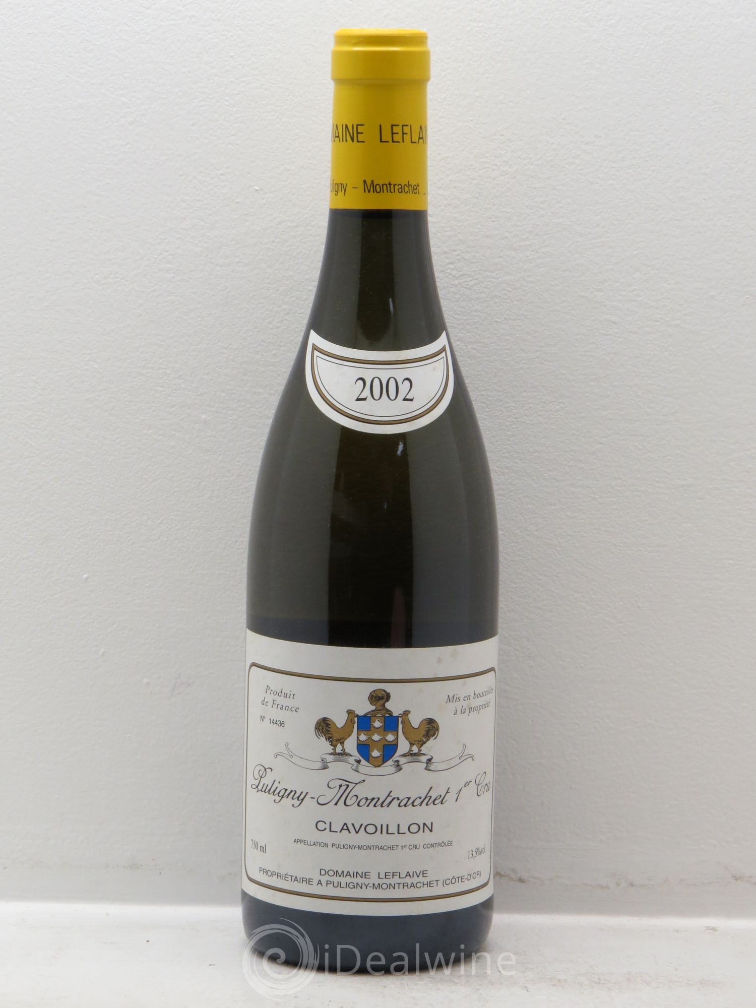 Puligny-Montrachet 1er Cru Clavoillon Leflaive (Domaine) 2002 - Lot de 1 bouteille - 0