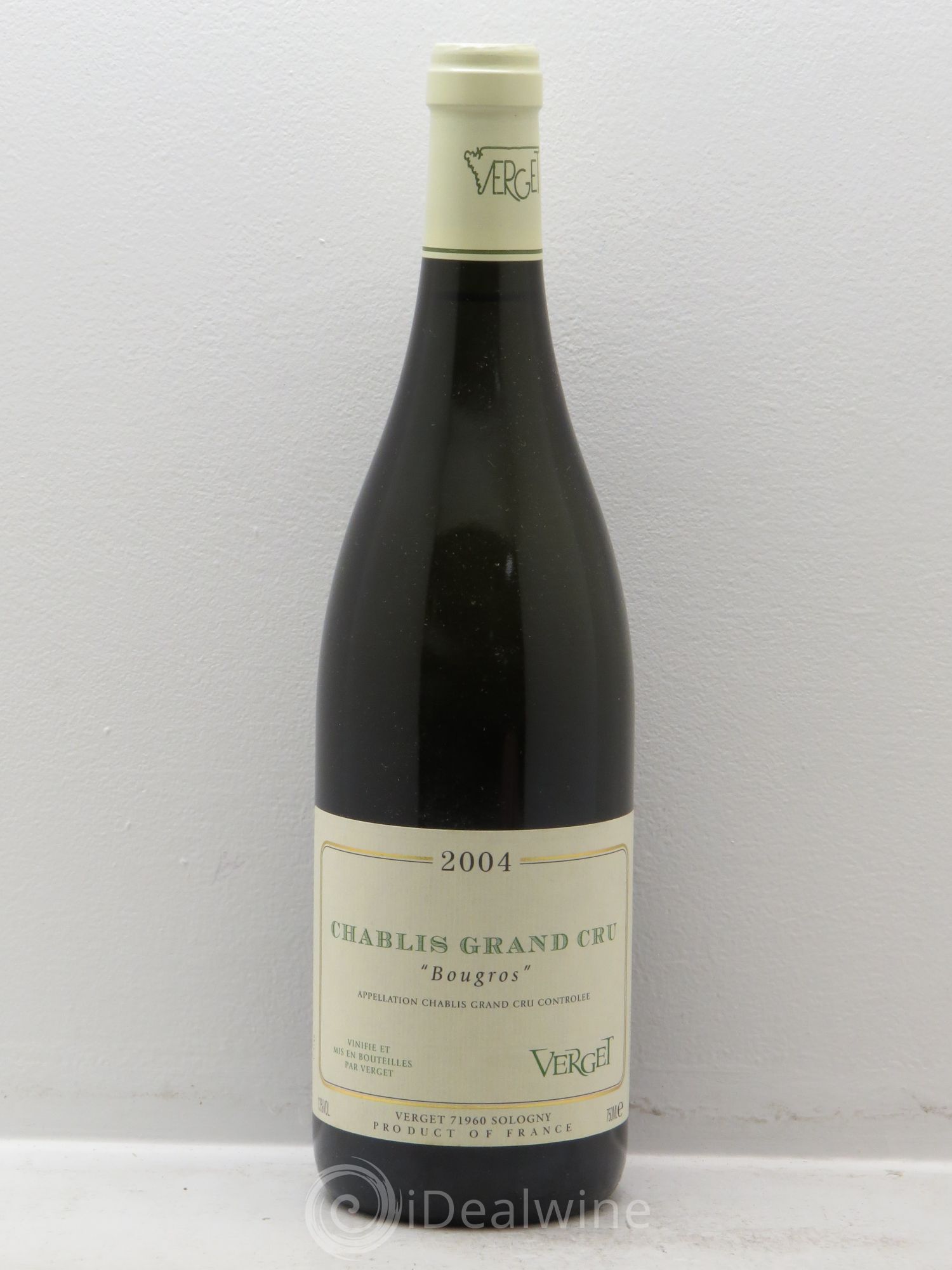 Chablis Grand Cru Domaine Verget 2004 - Posten von 1 Flasche - 0
