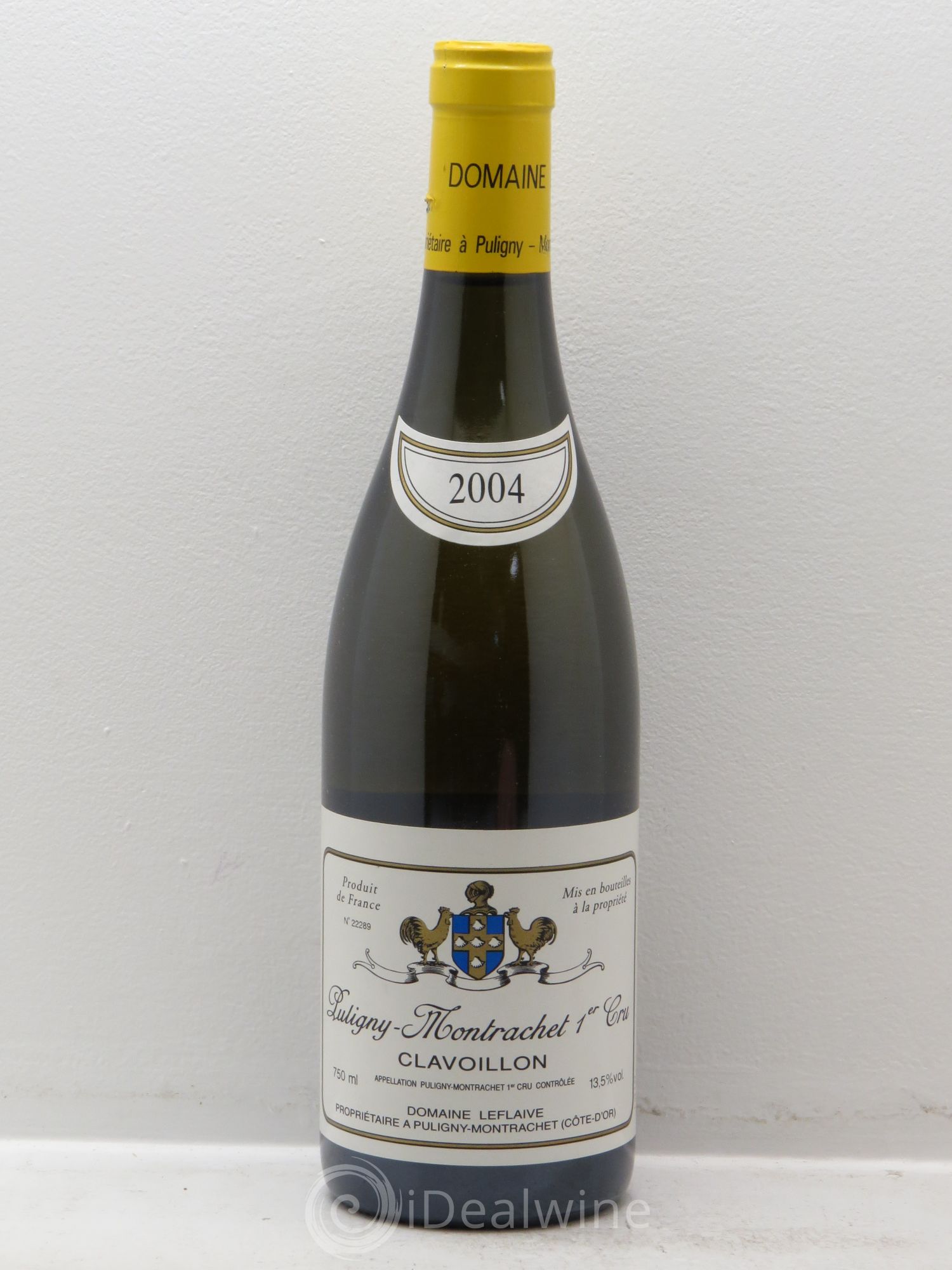 Puligny-Montrachet 1er Cru Clavoillon Leflaive (Domaine) 2004 - Lot de 1 bouteille - 0