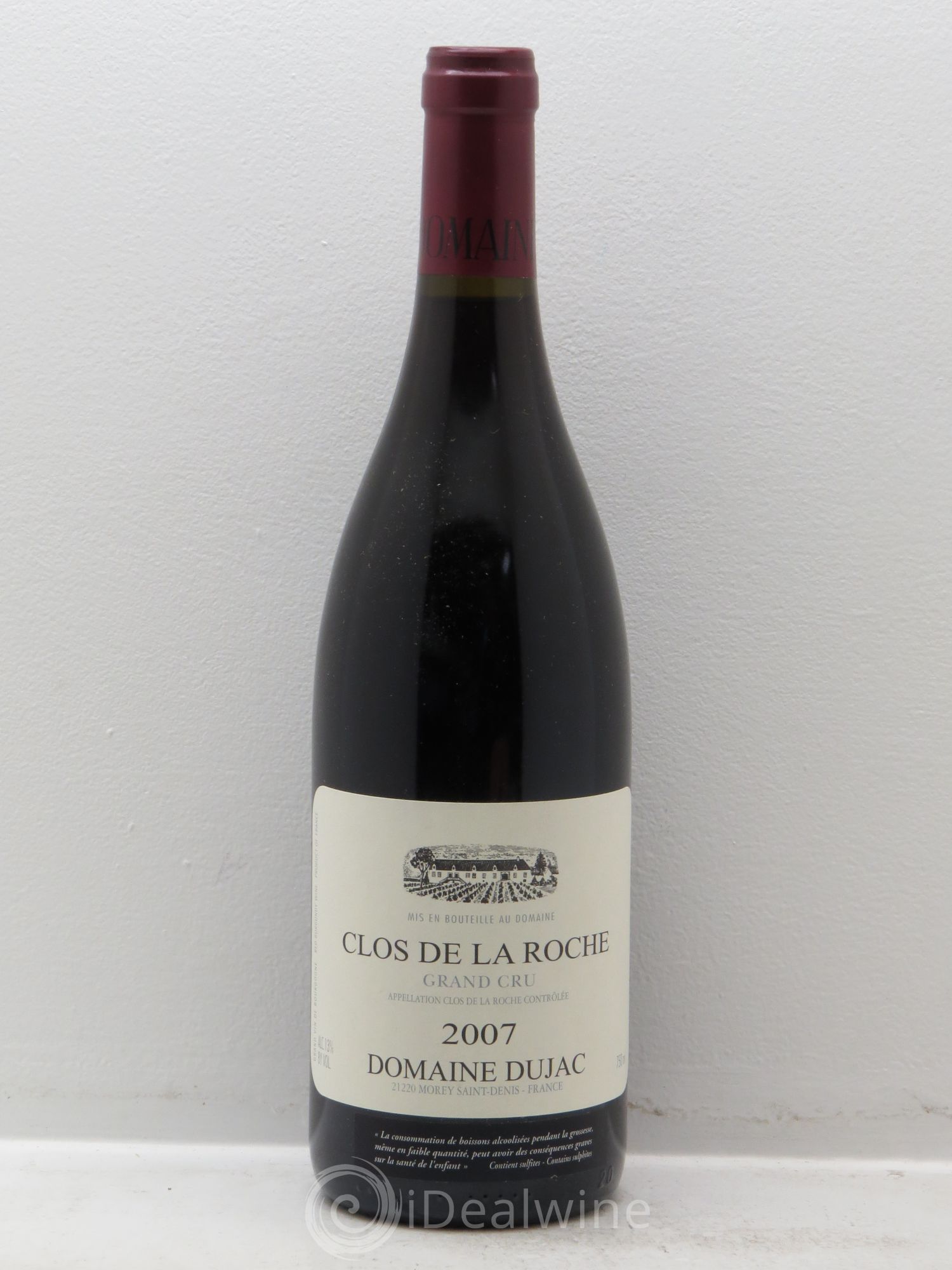 Clos de la Roche Grand Cru Dujac (Domaine) 2007 - Lot de 1 bouteille - 0