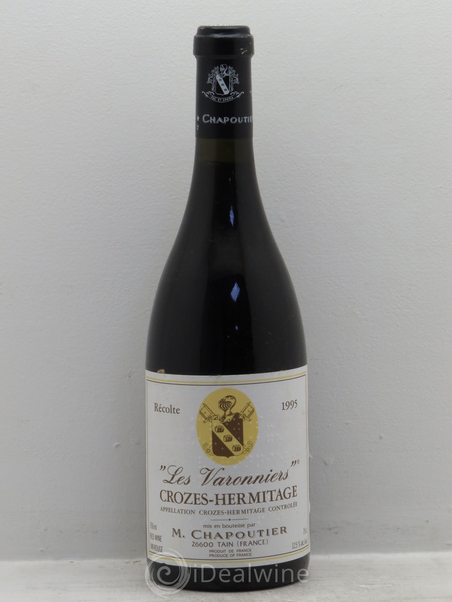 Crozes-Hermitage Les Varonniers Chapoutier 1995 - Lot de 1 bouteille - 0