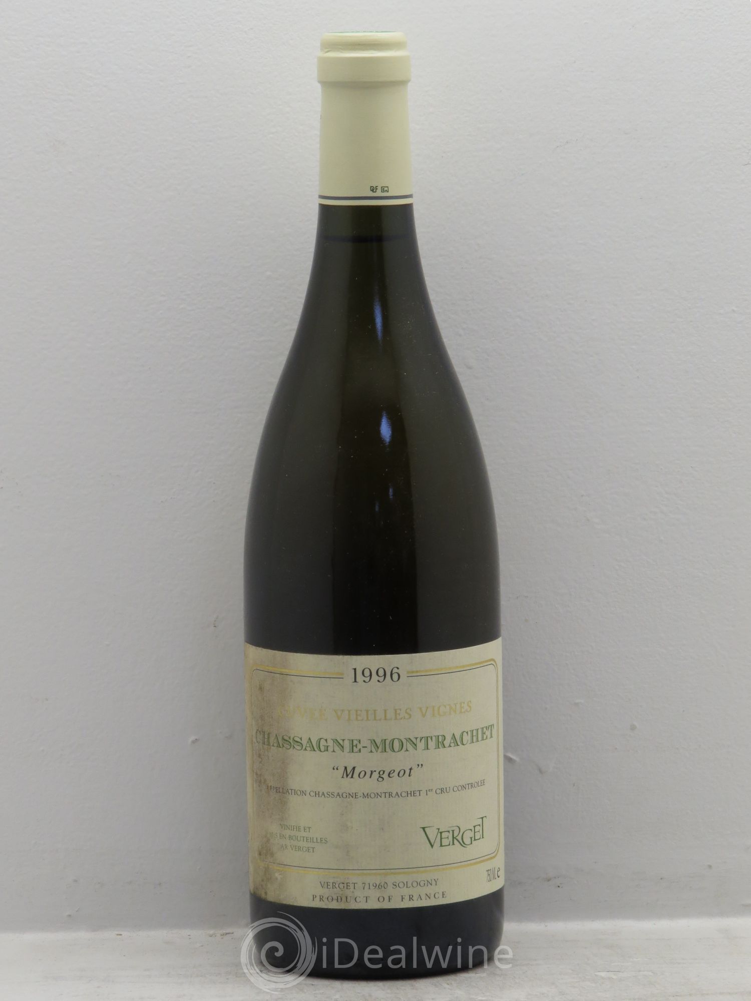 Chassagne-Montrachet 1er Cru Morgeot Verget 1996 - Posten von 1 Flasche - 0