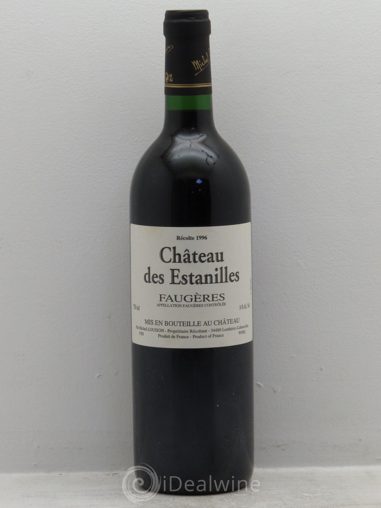 Faugères Château des Estanilles Cuvée Syrah 1996 - Posten von 1 Flasche - 0