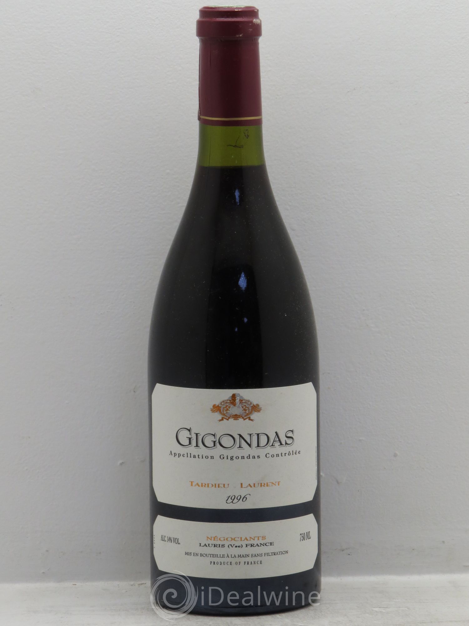 Gigondas Laurent Tardieu 1996 - Posten von 1 Flasche - 0