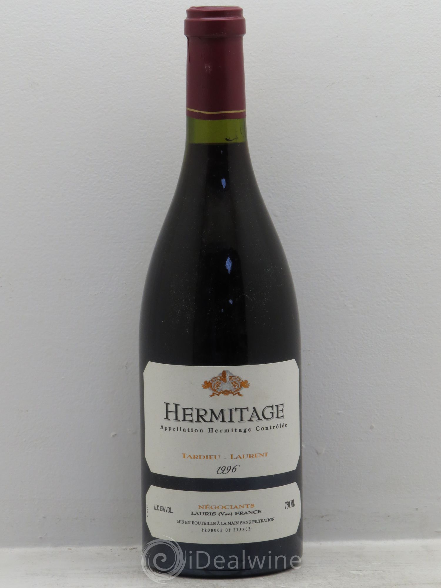 Hermitage Maison Tardieu-Laurent Laurent Tardieu 1996 - Lot de 1 bouteille - 0