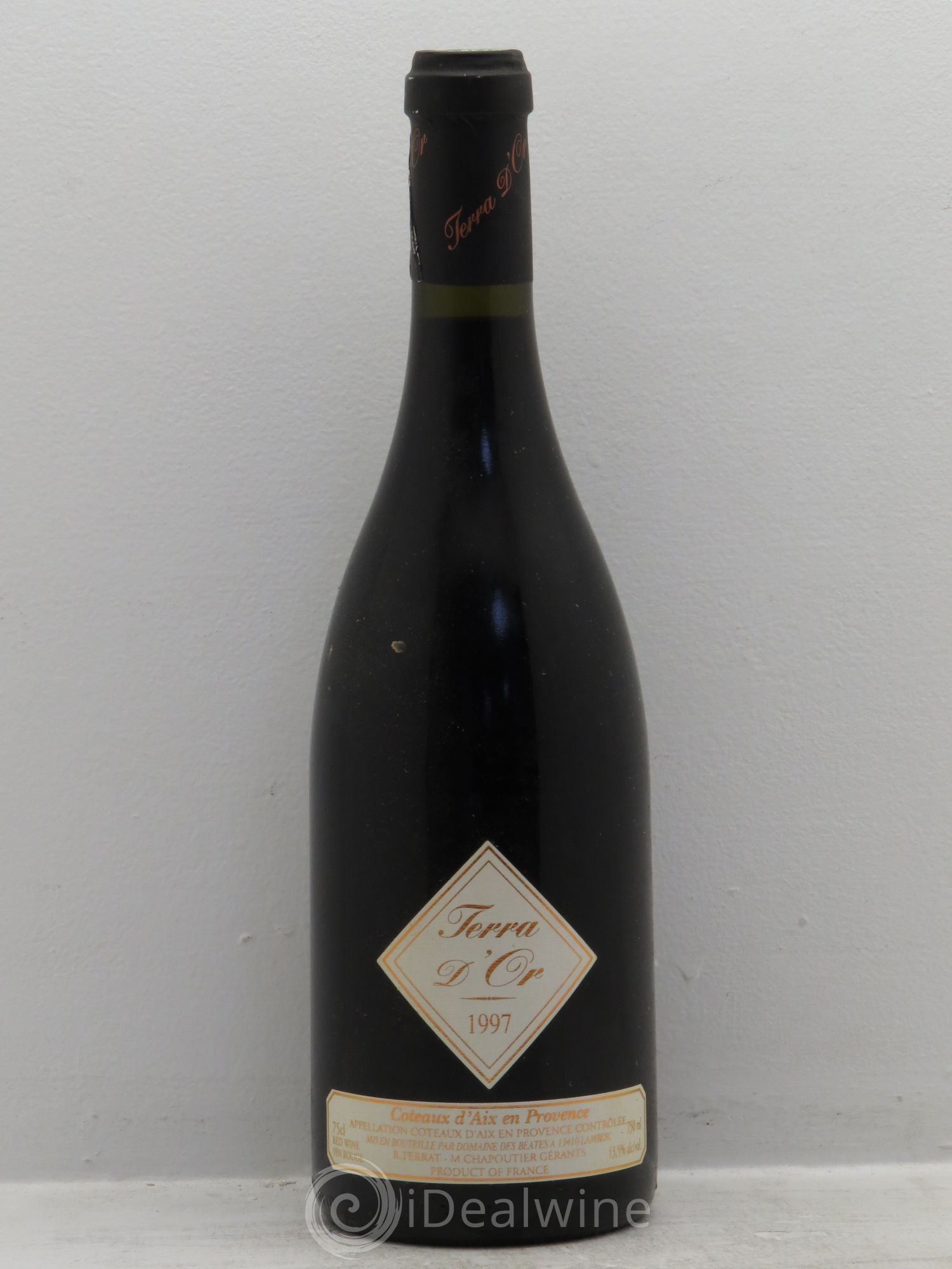 Coteaux d'Aix-en-Provence Terra d'Or 1997 - Lot de 1 bouteille - 0