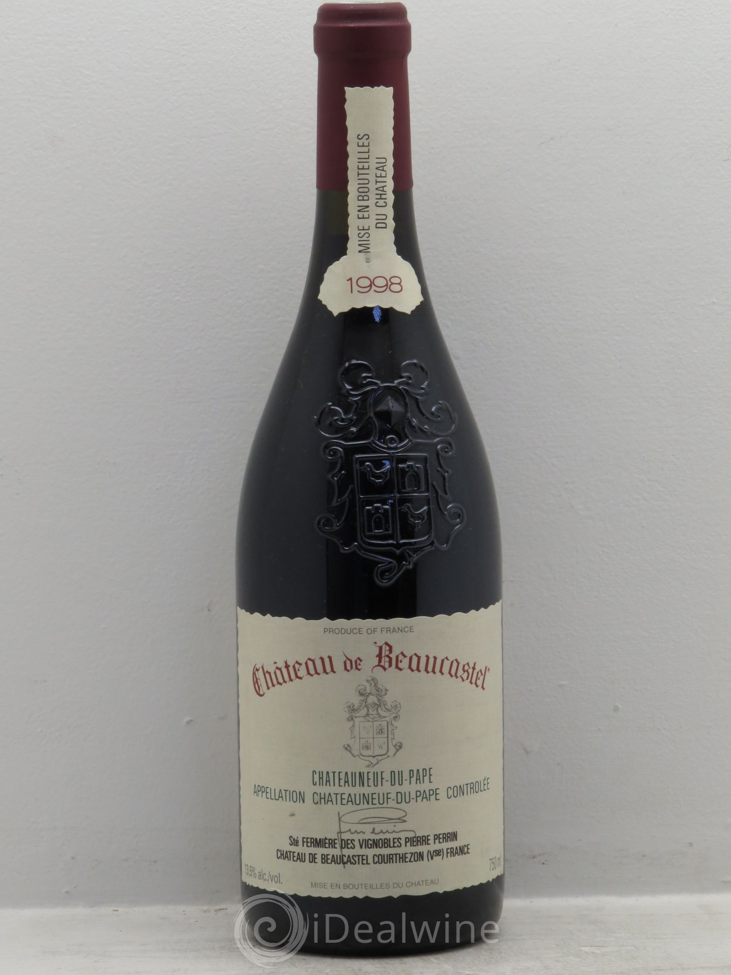Châteauneuf-du-Pape Château de Beaucastel Famille Perrin 1998 - Lot de 1 bouteille - 0