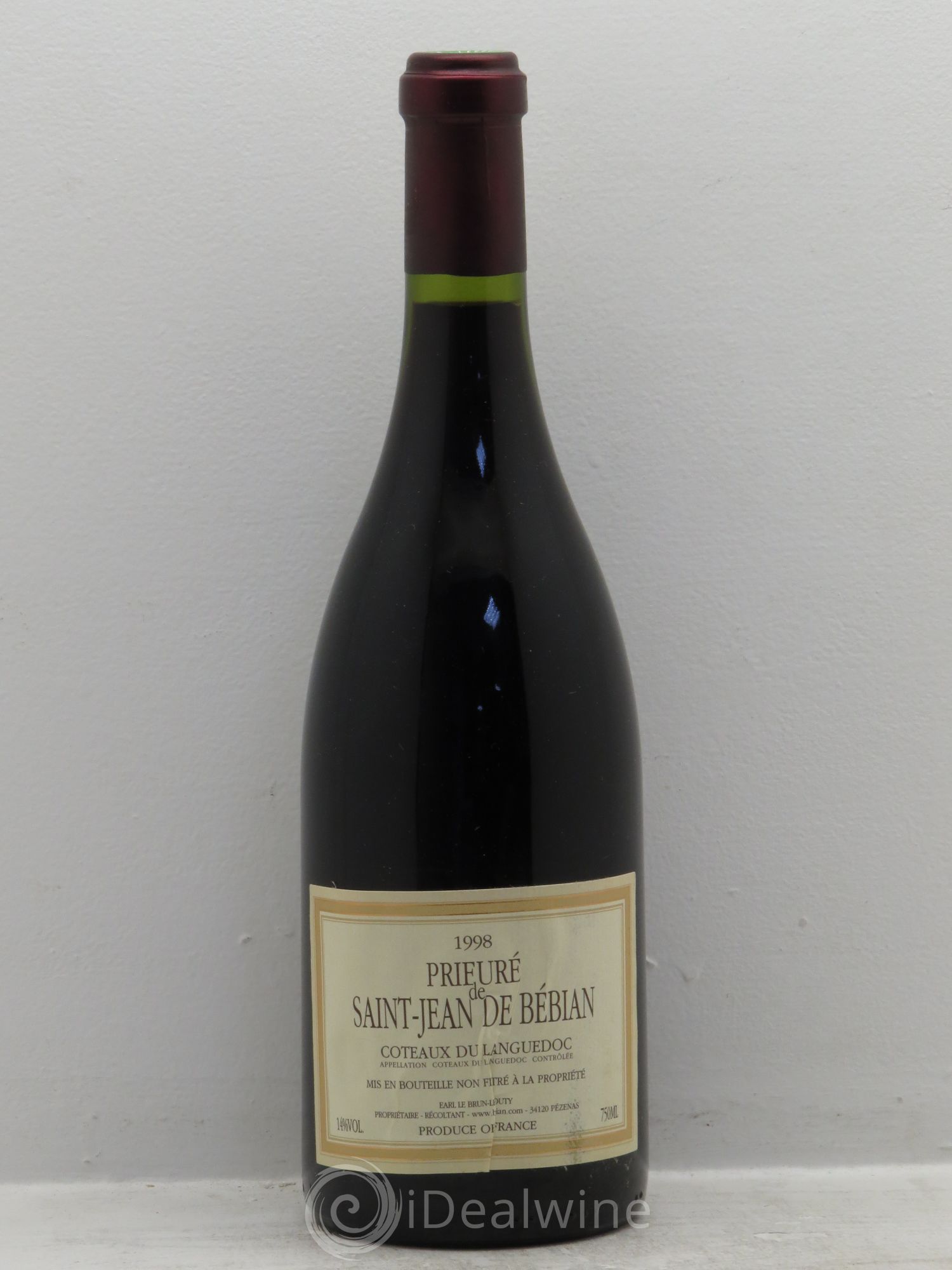 Languedoc Prieuré St-Jean de Bébian 1998 - Lot de 1 bouteille - 0