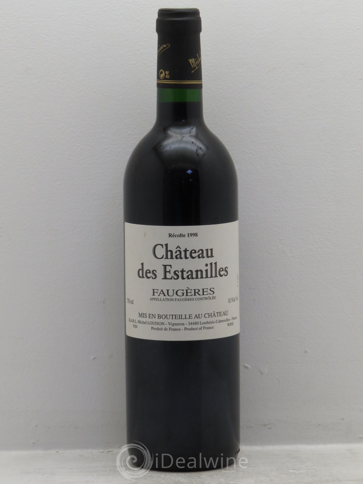 Faugères Château des Estanilles Cuvée Syrah 1998 - Posten von 1 Flasche - 0