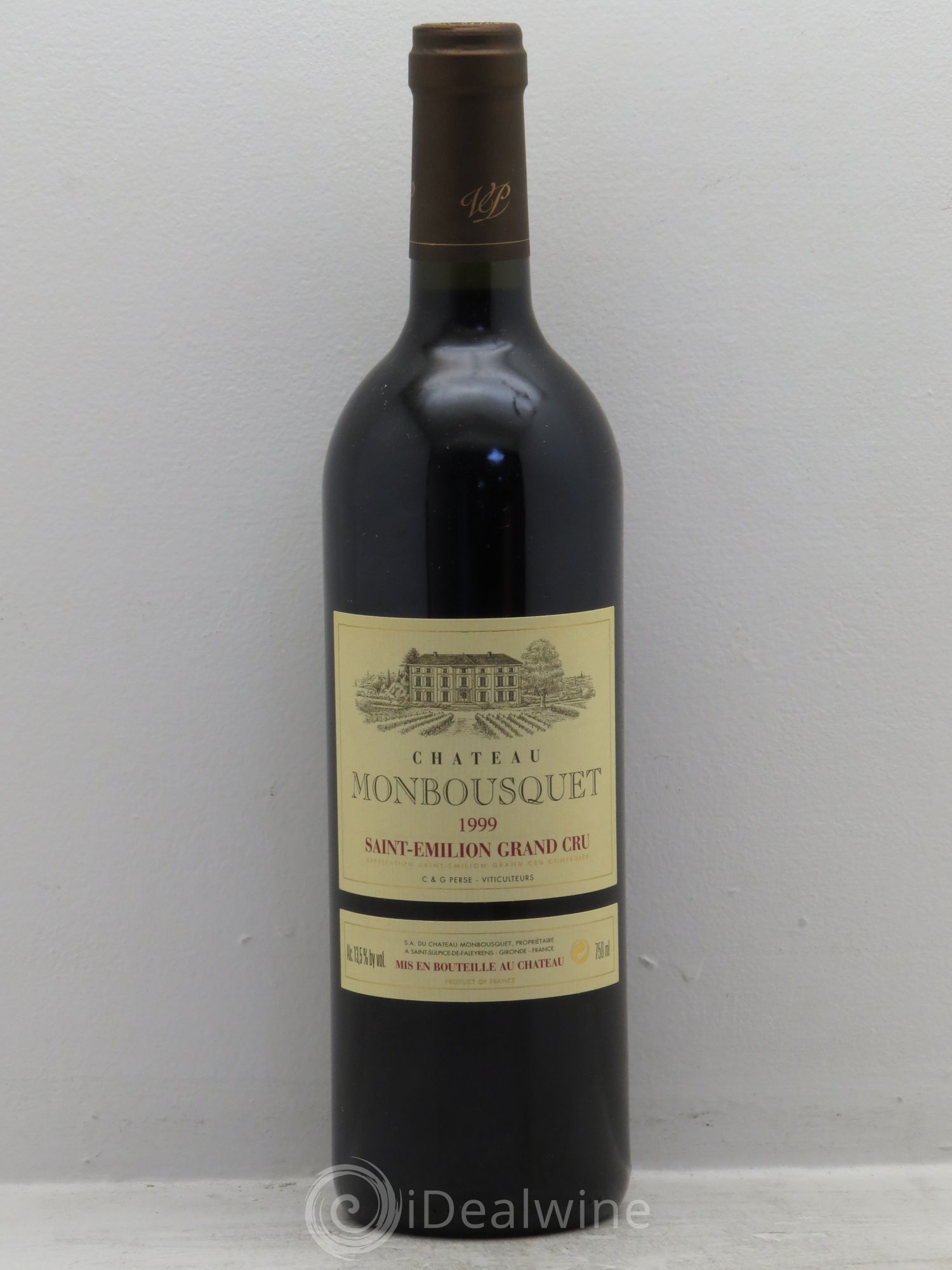 Château Monbousquet Grand Cru Classé 1999 - Lot de 1 bouteille - 0