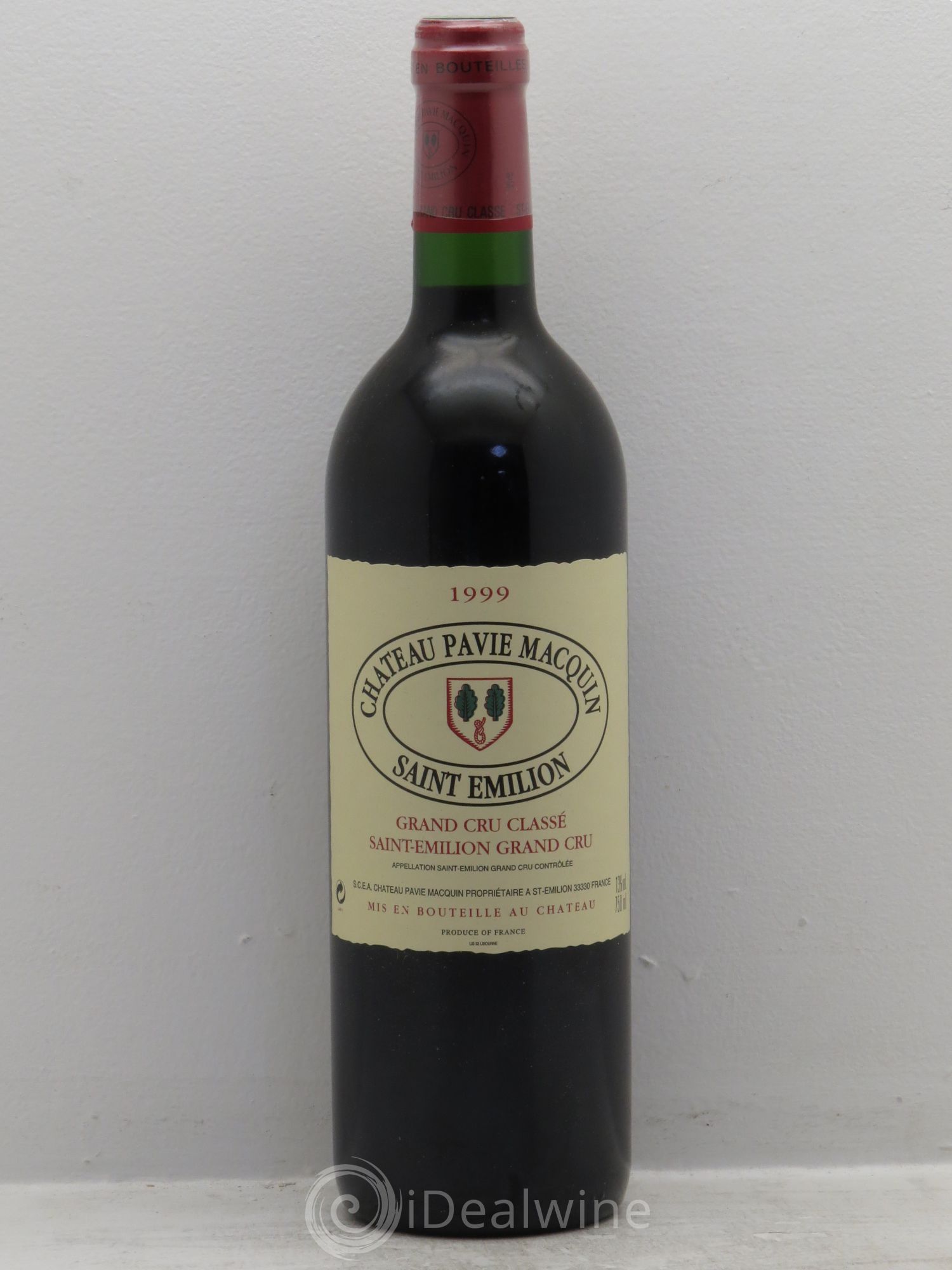 Château Pavie Macquin 1er Grand Cru Classé B 1999 - Lot de 1 bouteille - 0