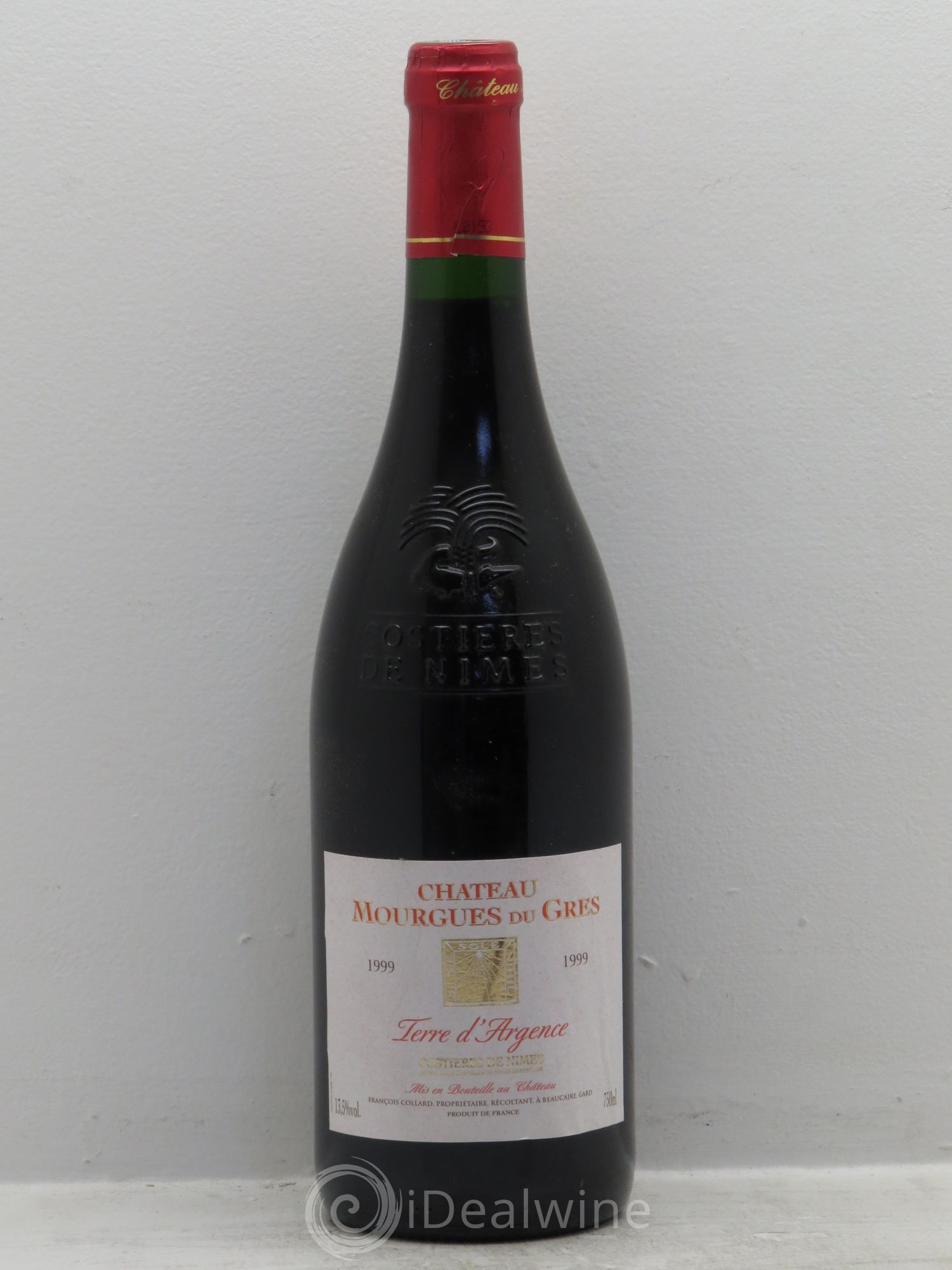 Costières de Nîmes Mourgue du Grès Terre d'argence 1999 - Posten von 1 Flasche - 0