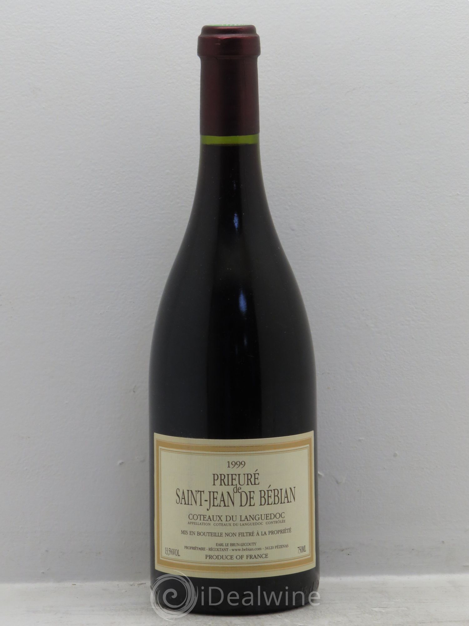 Languedoc Prieuré St-Jean de Bébian 1999 - Lot de 1 bouteille - 0