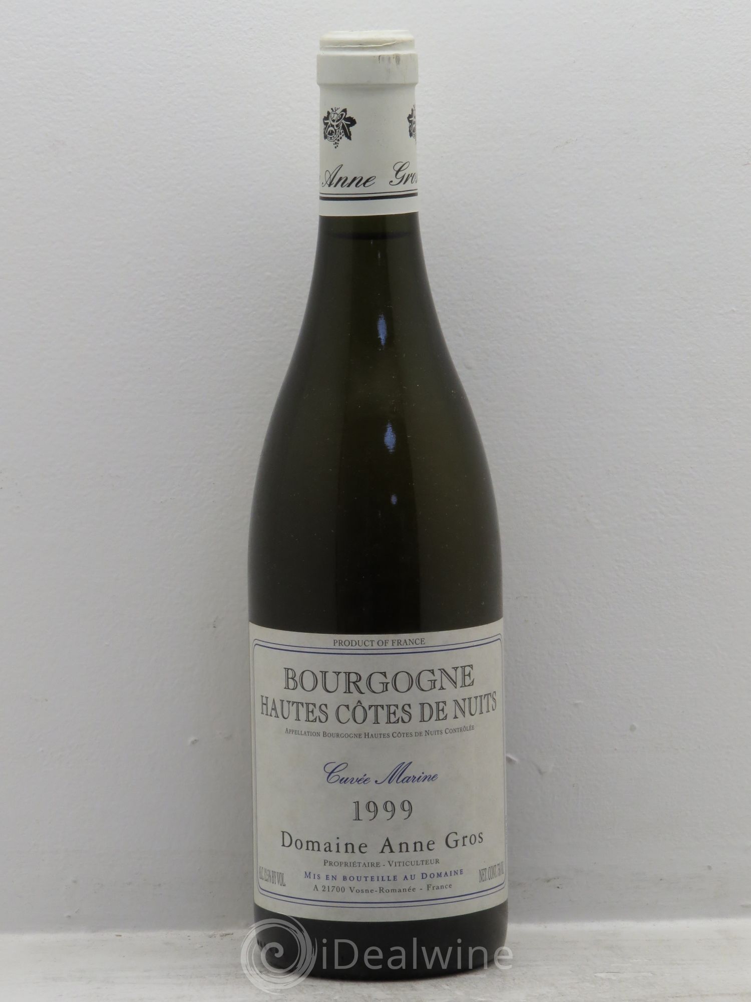 Hautes-Côtes de Nuits Cuvée Marine Anne Gros 1999 - Lot de 1 bouteille - 0