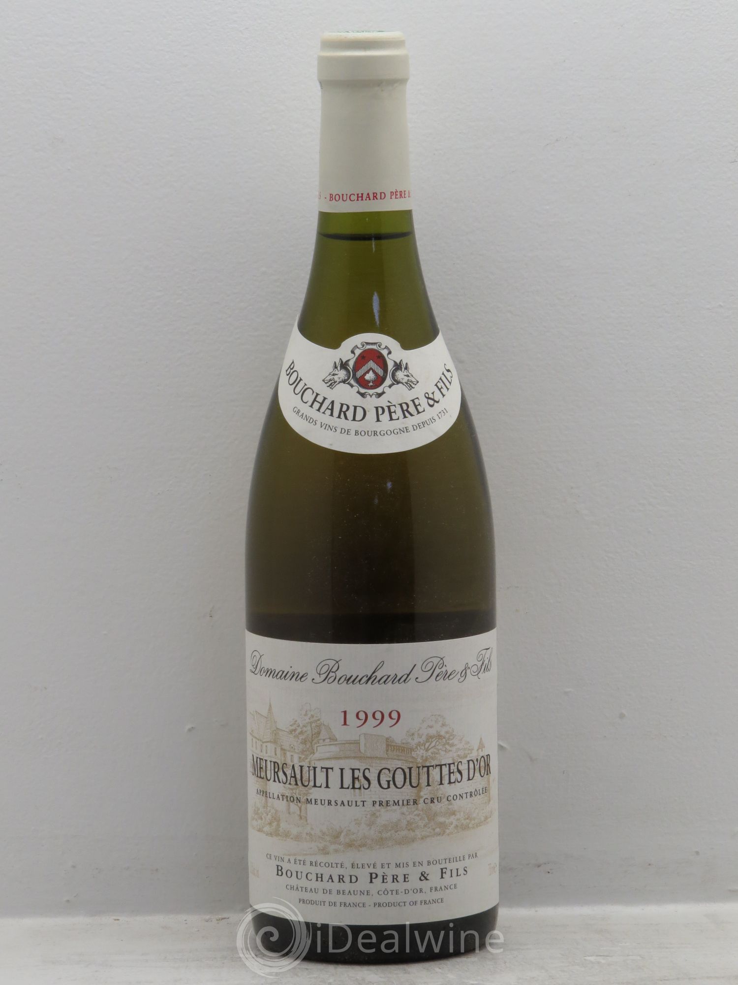 Meursault 1er Cru Les Gouttes d'Or Bouchard Père & Fils 1999 - Lot de 1 bouteille - 0