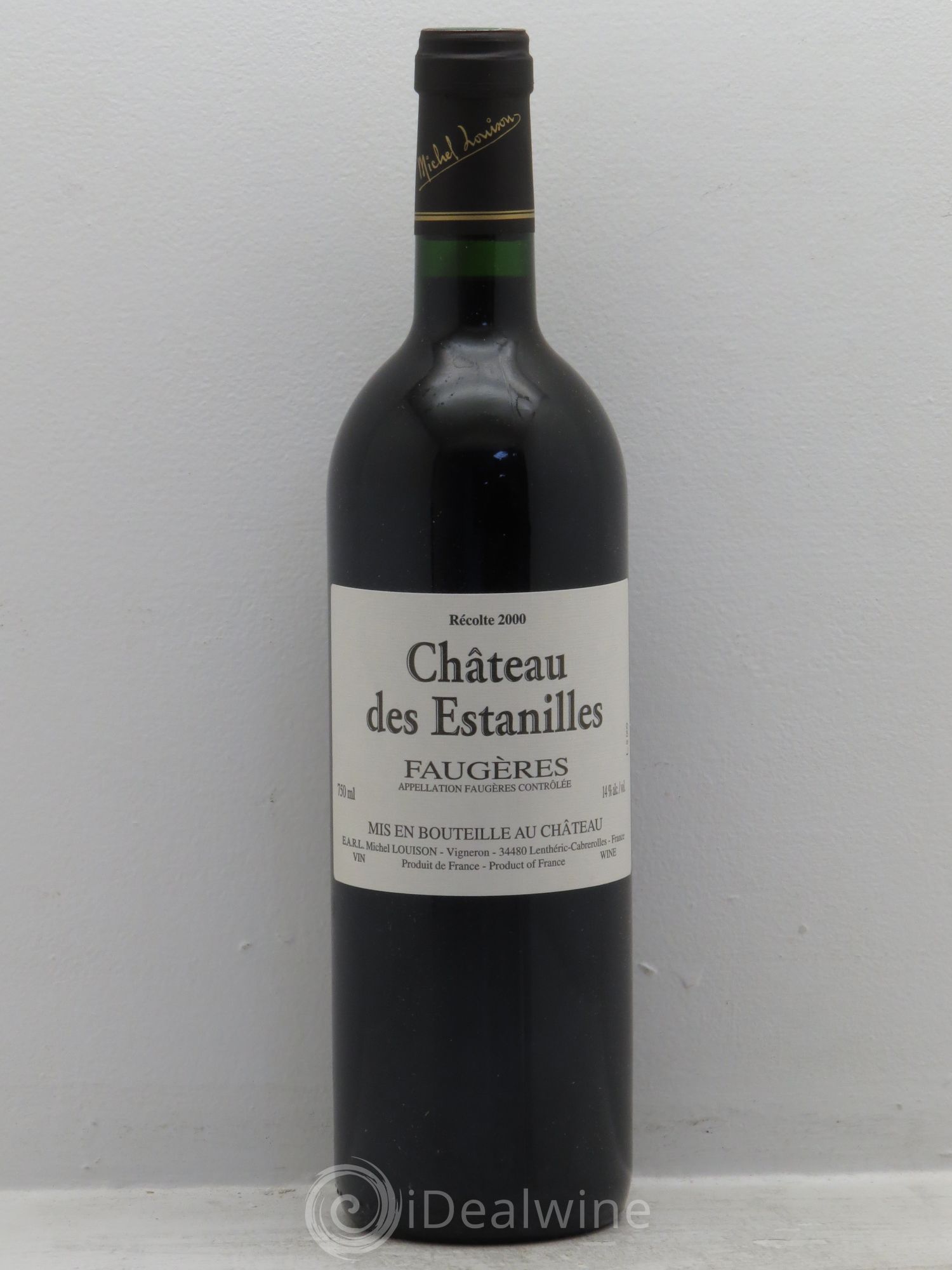 Faugères Château des Estanilles Cuvée Syrah 2000 - Posten von 1 Flasche - 0
