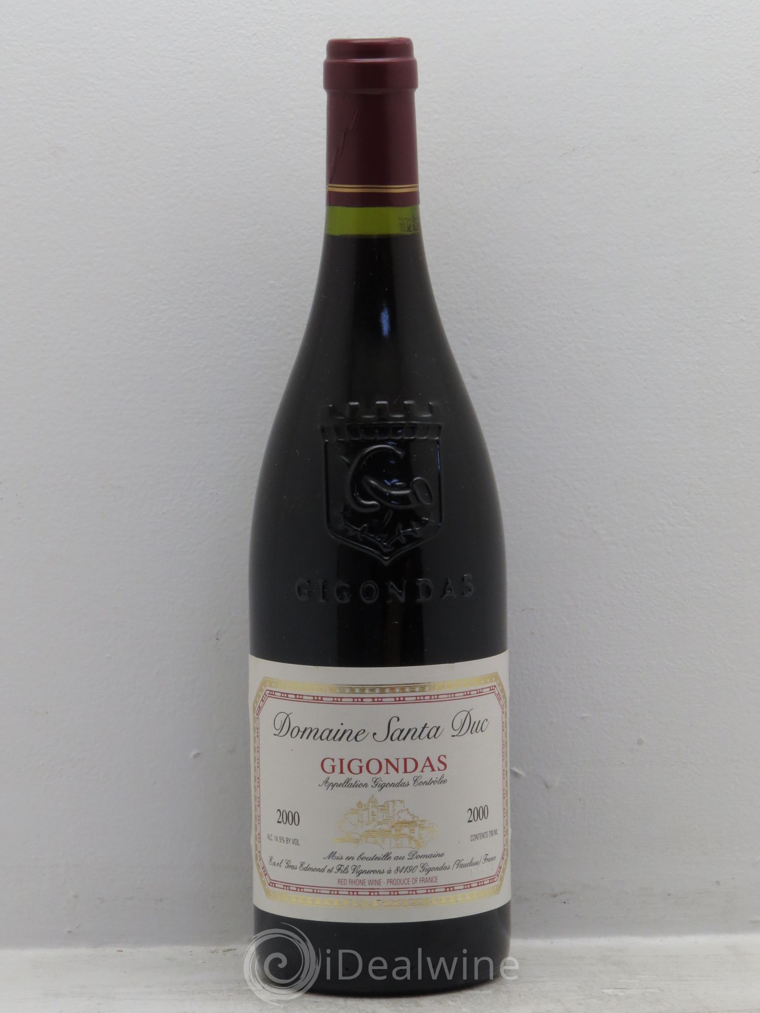 Gigondas 2000 - Lot de 1 bouteille - 0