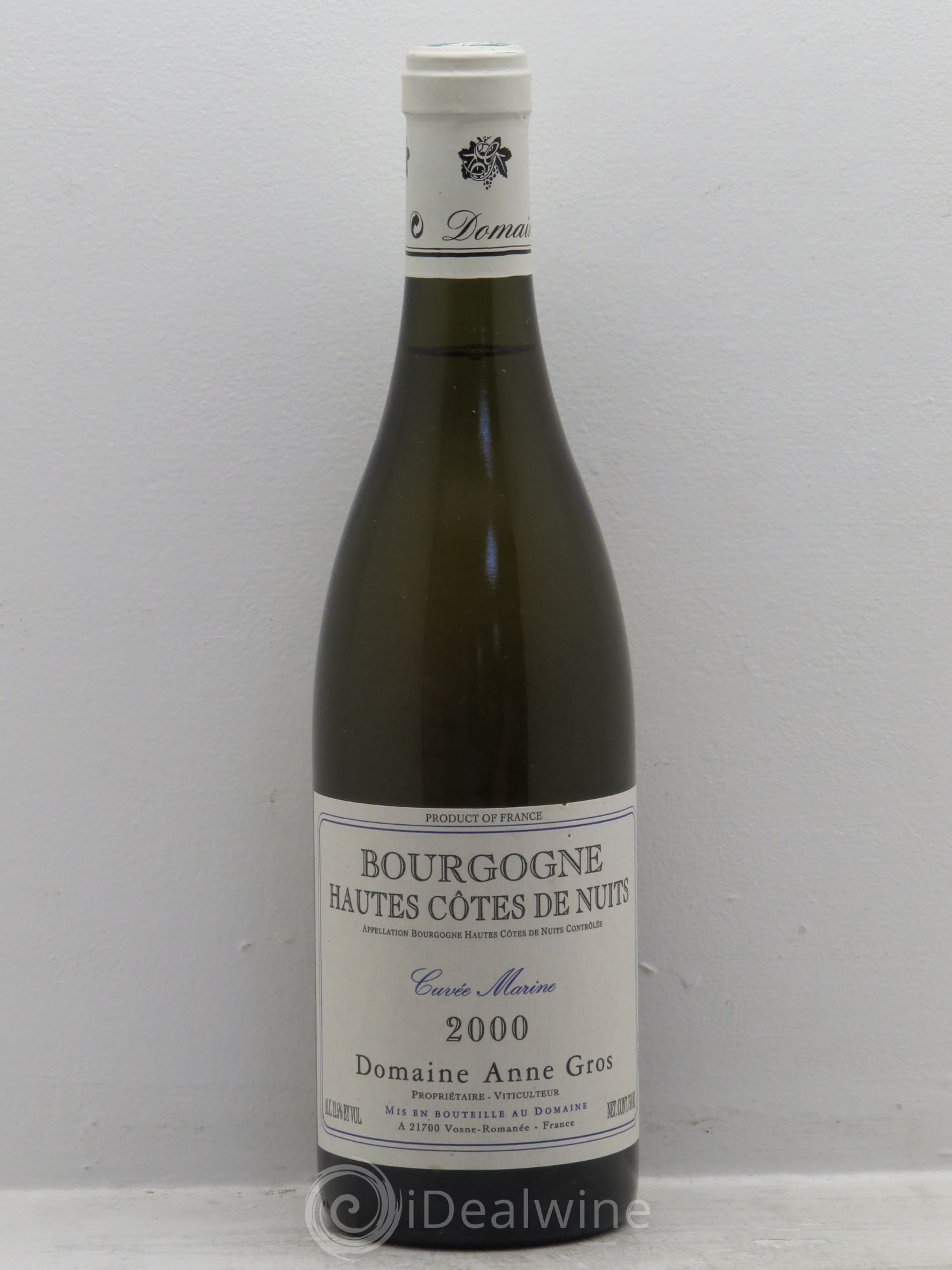 Hautes-Côtes de Nuits Cuvée Marine Anne Gros 2000 - Lot de 1 bouteille - 0