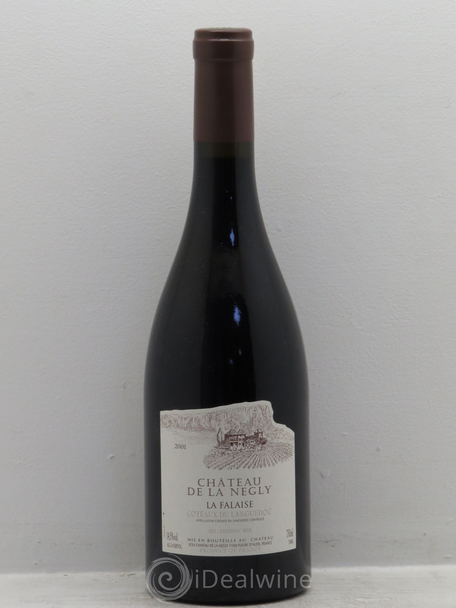 La Clape Château de La Négly La Falaise Jean Paux-Rosset 2001 - Lot de 1 bouteille - 0