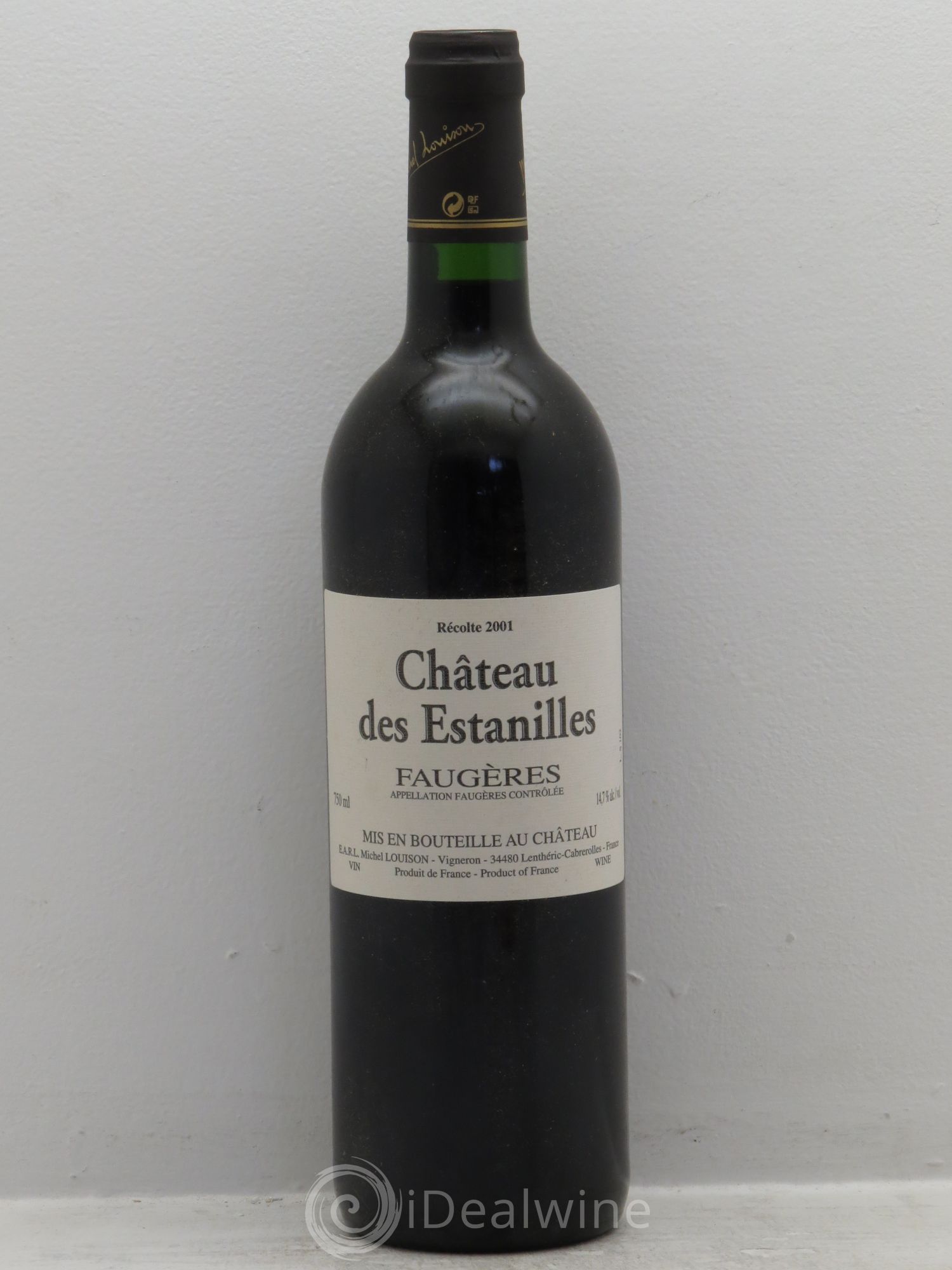 Faugères Château des Estanilles Cuvée Syrah 2001 - Posten von 1 Flasche - 0
