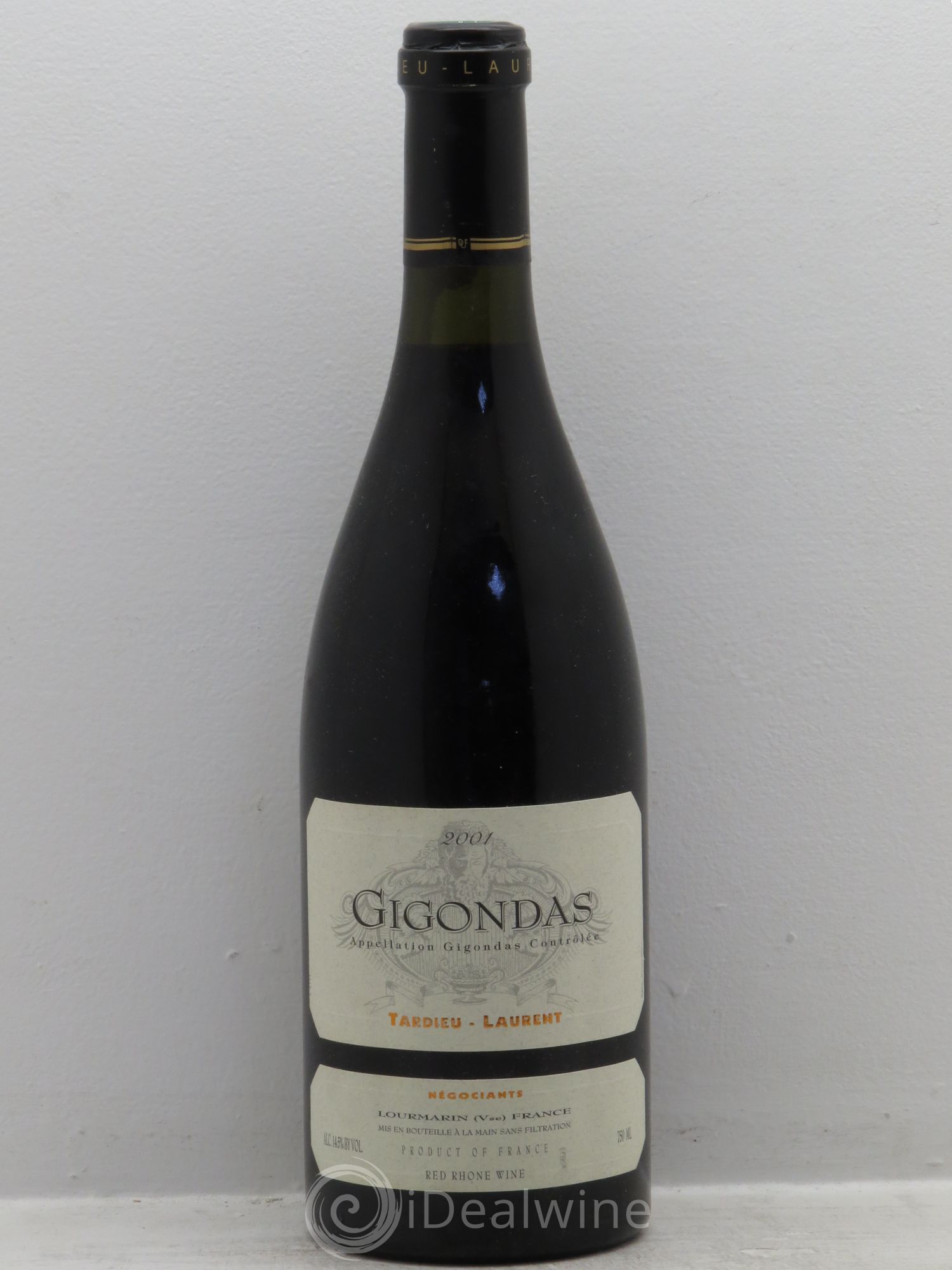 Gigondas Laurent Tardieu 2001 - Posten von 1 Flasche - 0