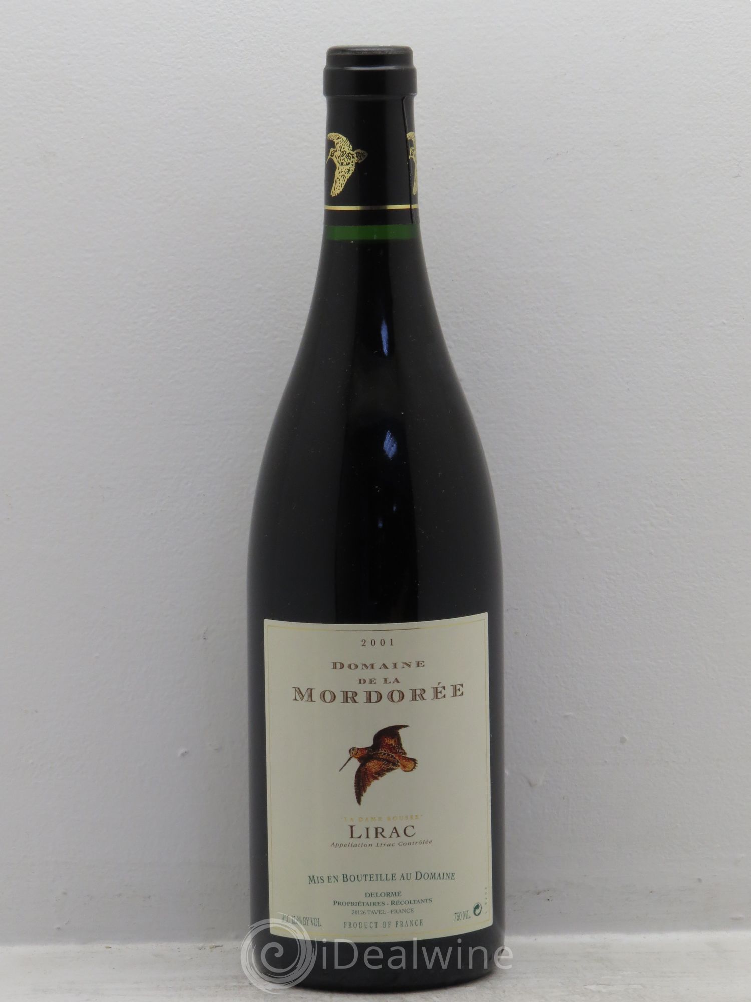 Lirac La dame Rousse Domaine de la Mordorée 2001 - Posten von 1 Flasche - 0