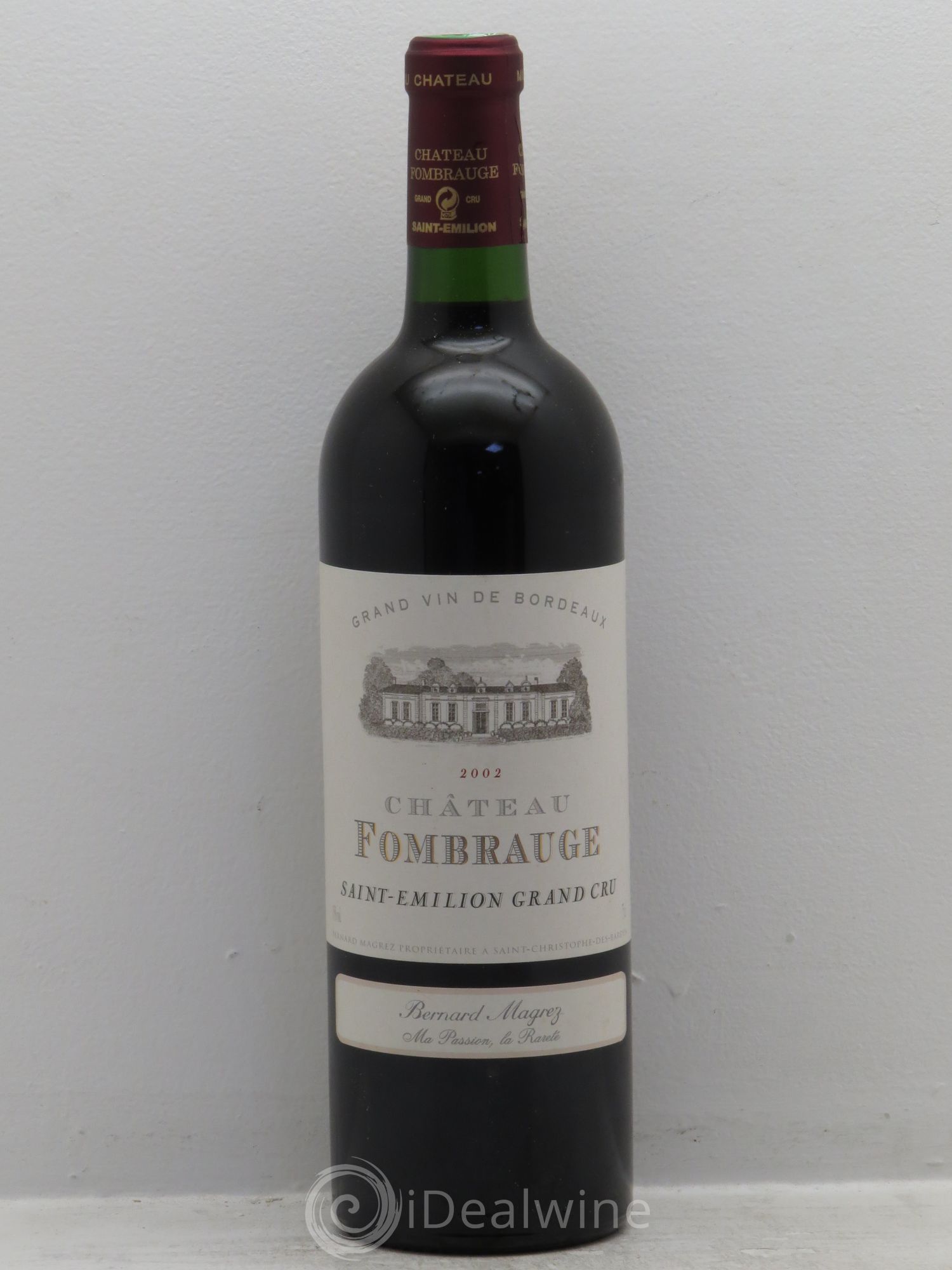 Château Fombrauge Grand Cru Classé 2002 - Lot de 1 bouteille - 0