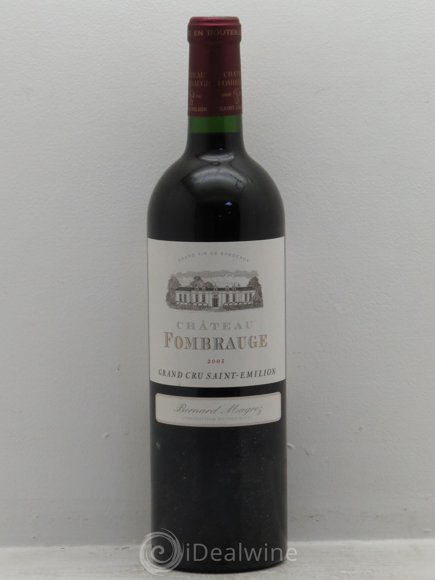 Château Fombrauge Grand Cru Classé 2003 - Lot de 1 bouteille - 0