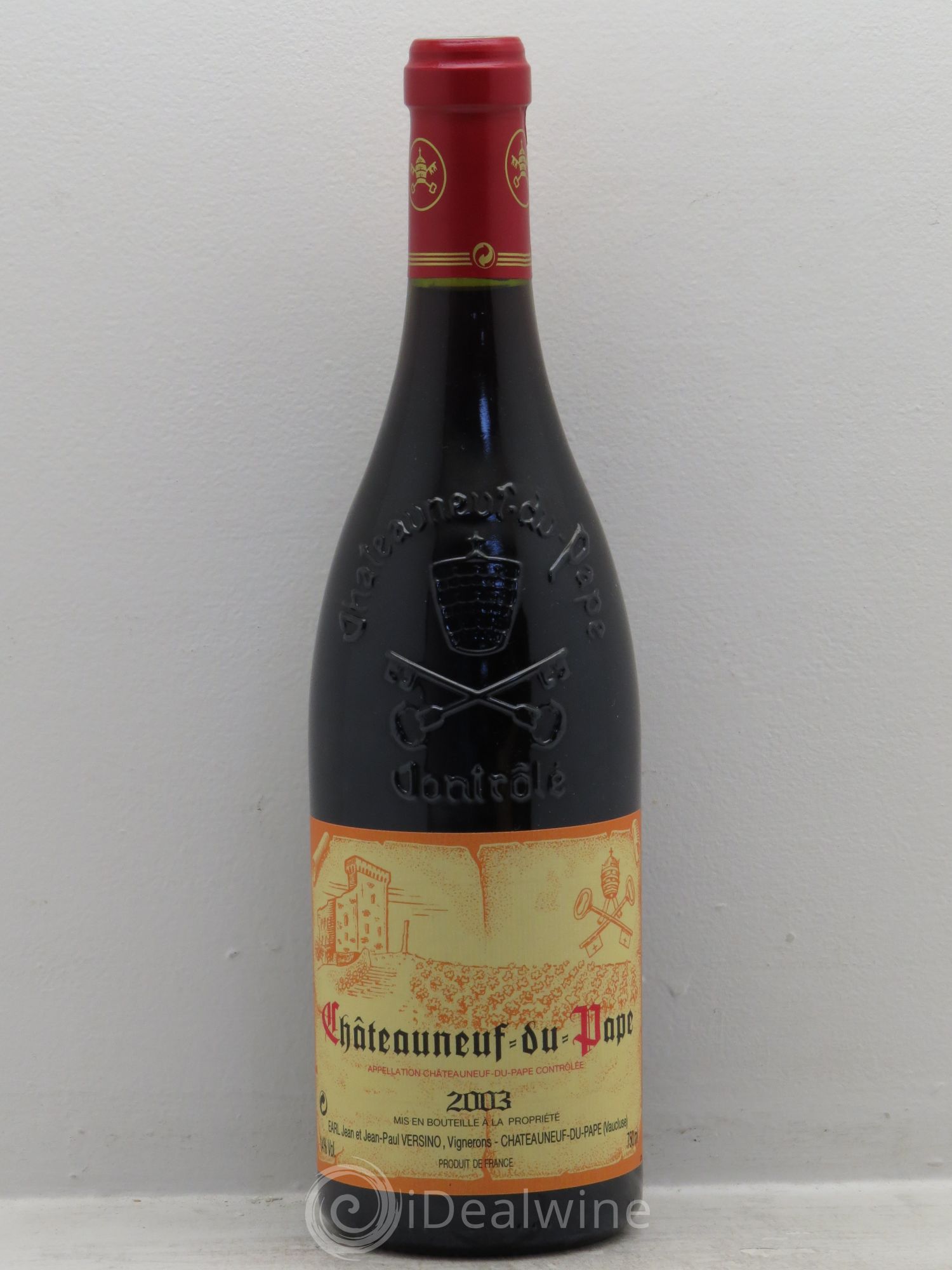 Châteauneuf-du-Pape Domaine Versino 2003 - Posten von 1 Flasche - 0