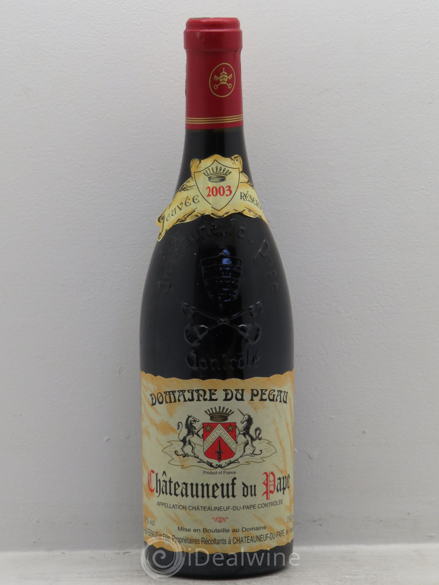 Châteauneuf-du-Pape Domaine du Pégau Cuvée Réservée Paul et Laurence Féraud 2003 - Lot de 1 bouteille - 0
