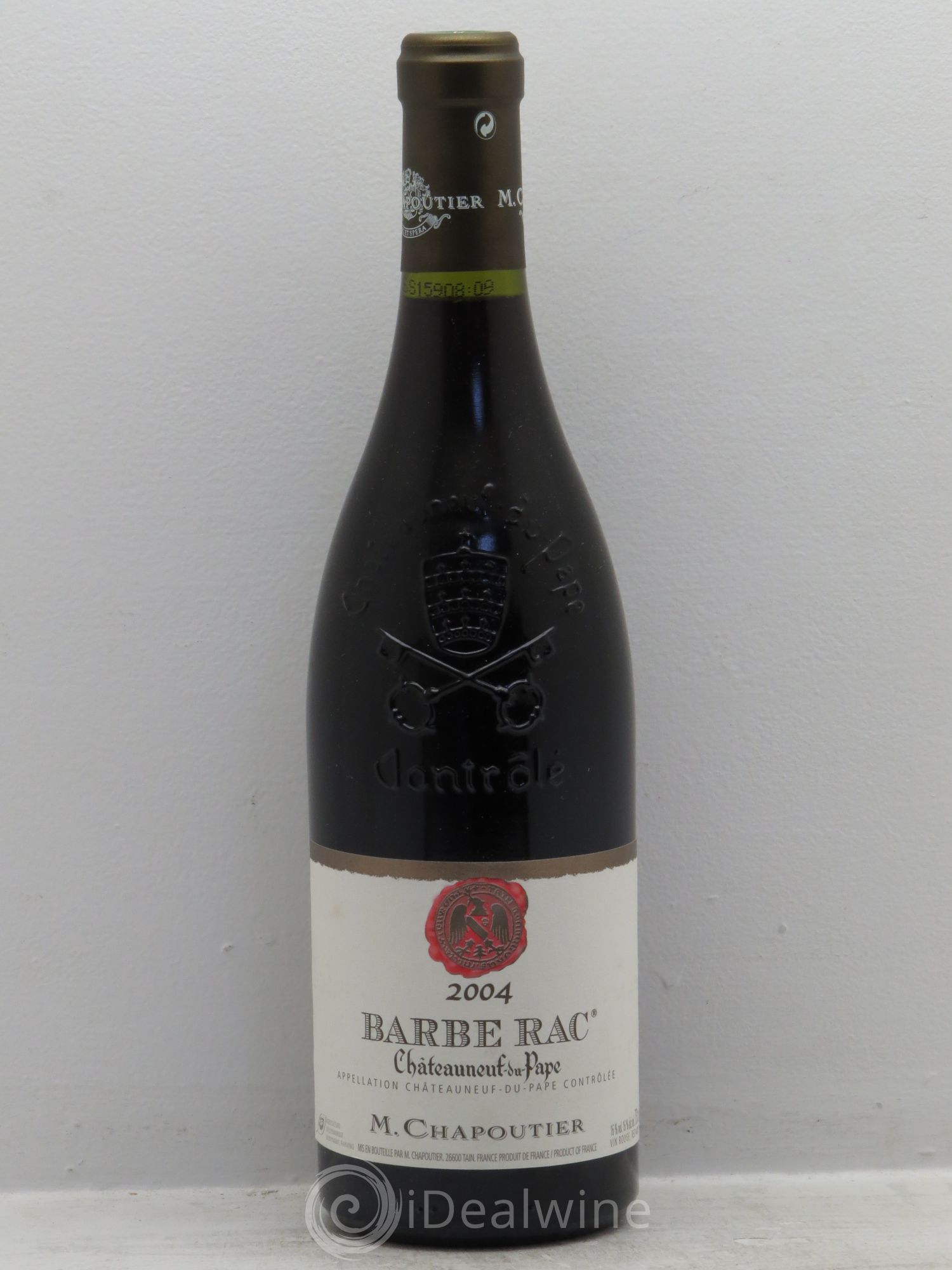 Châteauneuf-du-Pape Barbe Rac Chapoutier 2004 - Lot de 1 bouteille - 0