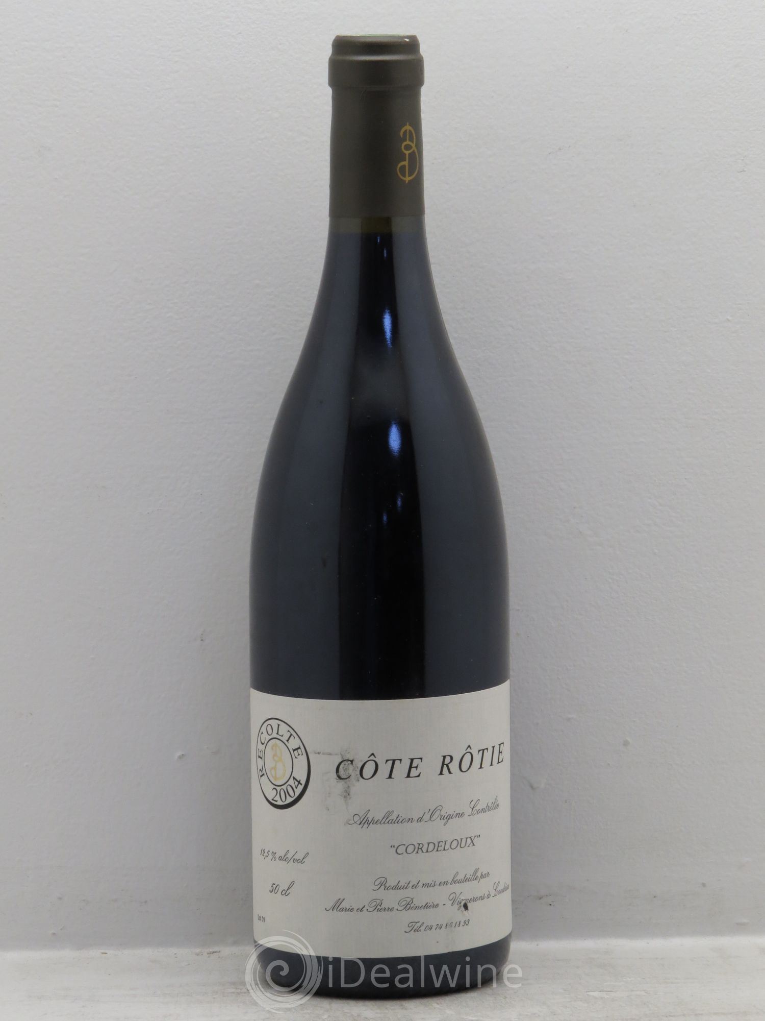 Côte-Rôtie Cordeloux Domaine Benetière 2004 - Posten von 1 Flasche - 0