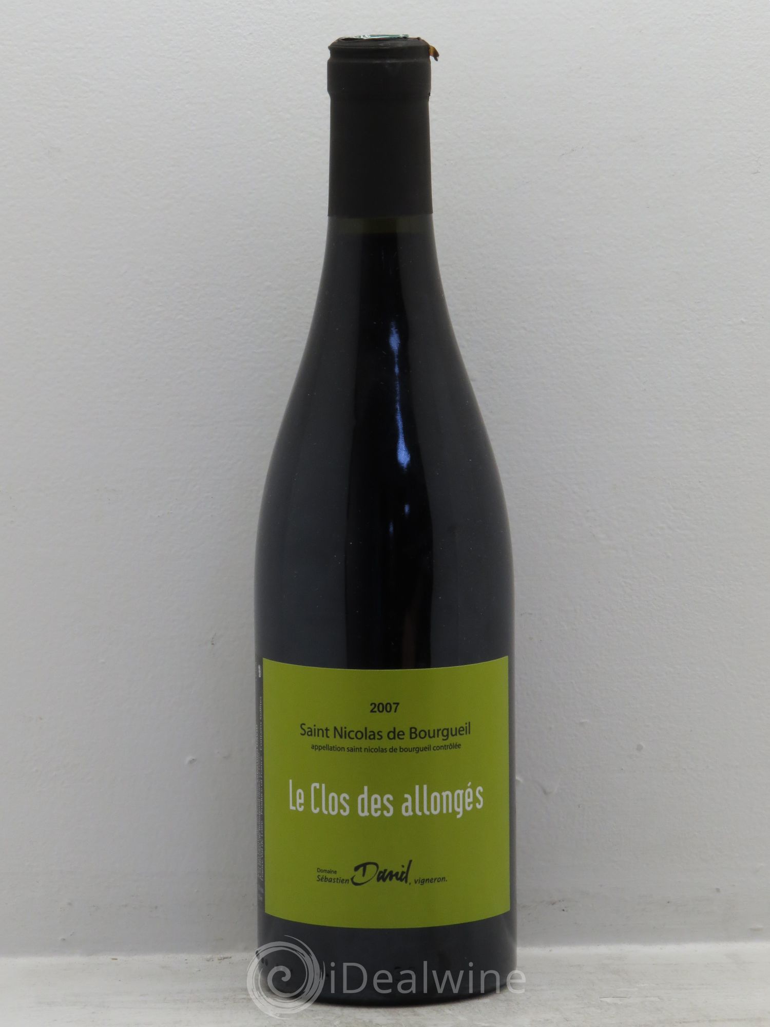 Saint-Nicolas de Bourgueil Le clos des allongés S.David 2007 - Posten von 1 Flasche - 0