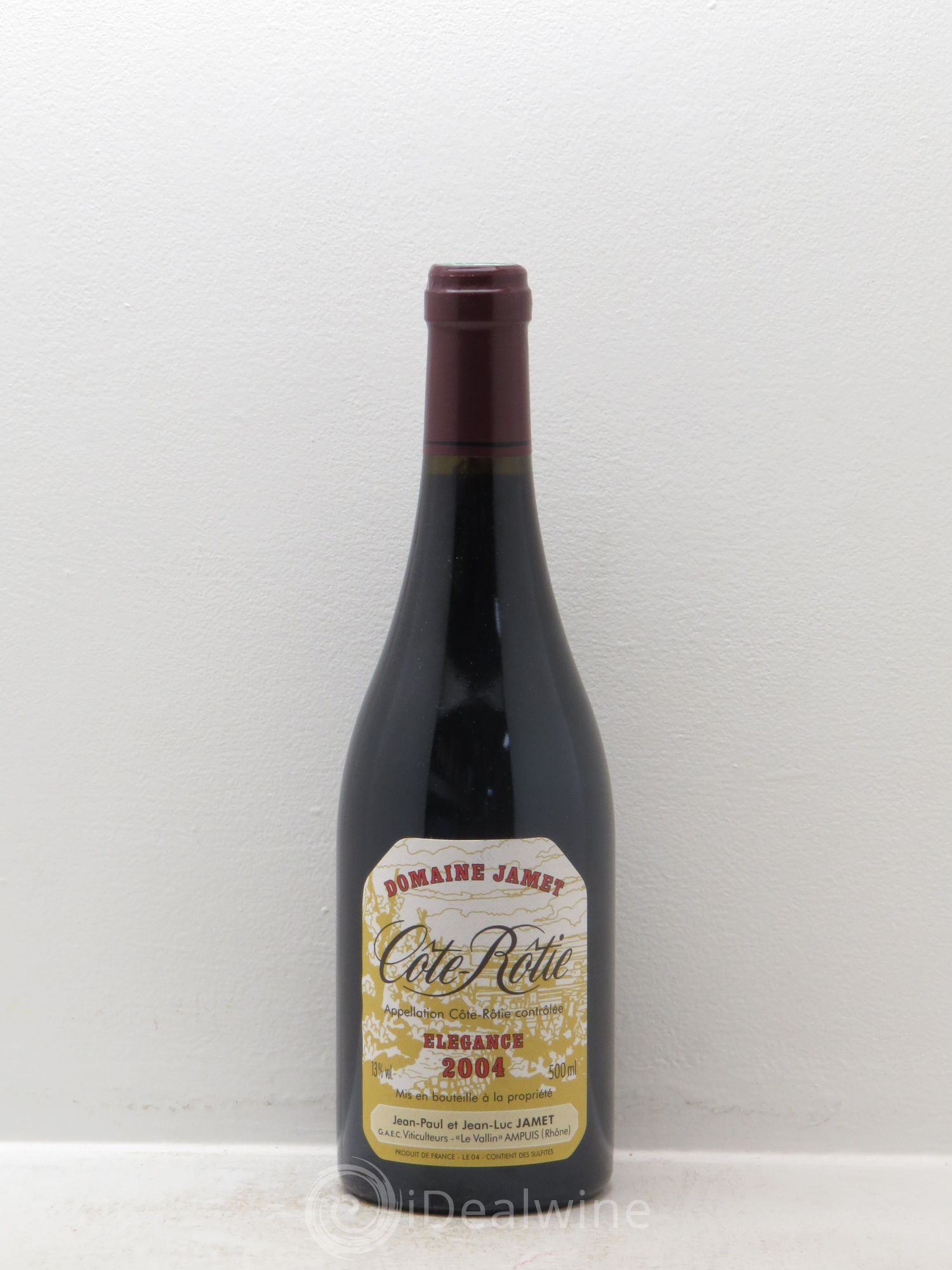 Côte-Rôtie Jamet (Domaine) Elégance 50CL 2004 - Lot de 1 bouteille - 0